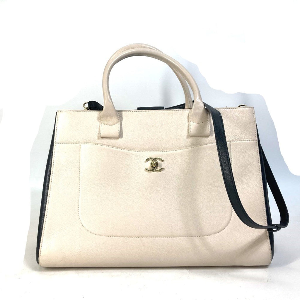 Chanel Beige Leather Handbag