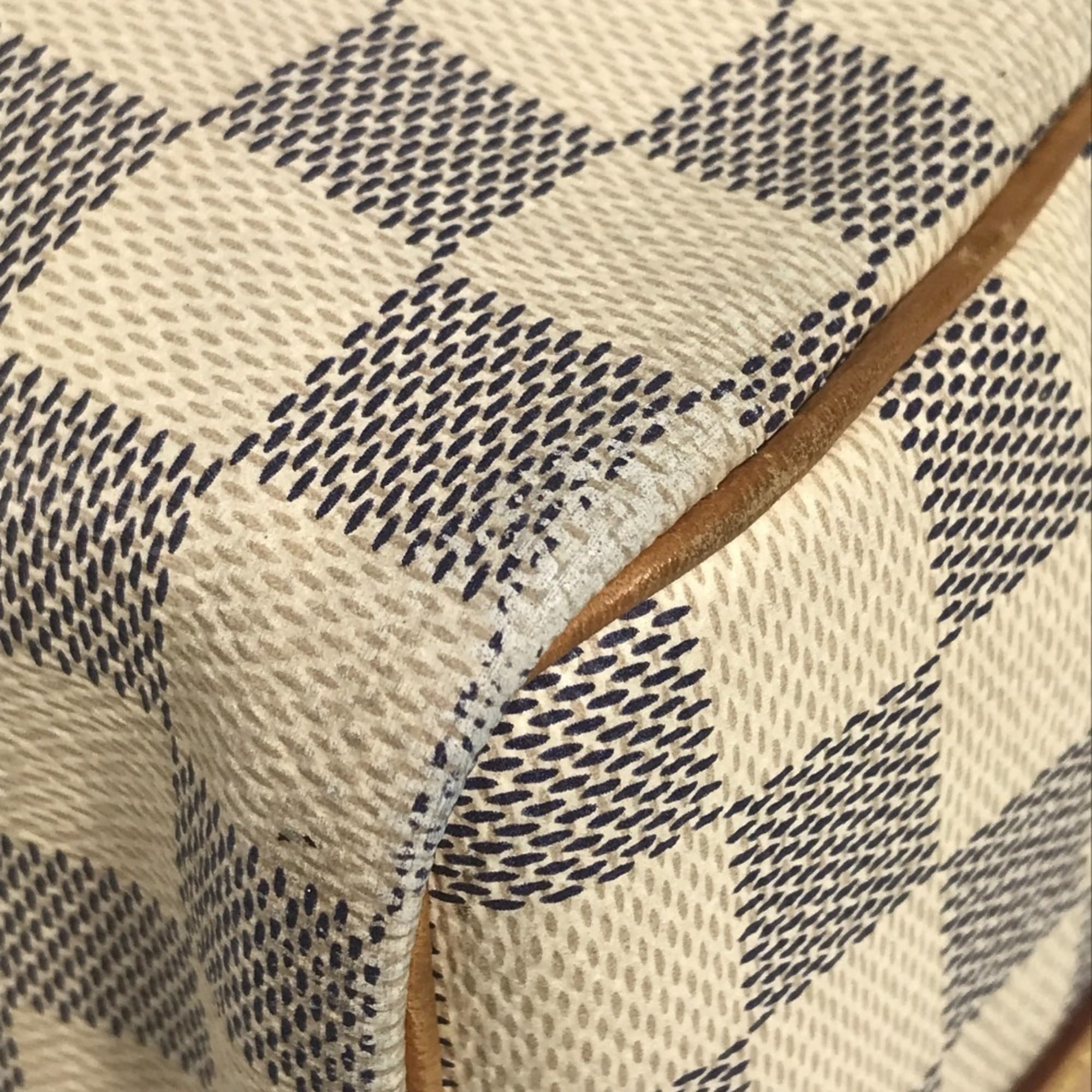 Louis Vuitton Damier Azur White Damier Azur Boston Bag Handbag Shoulder Bag