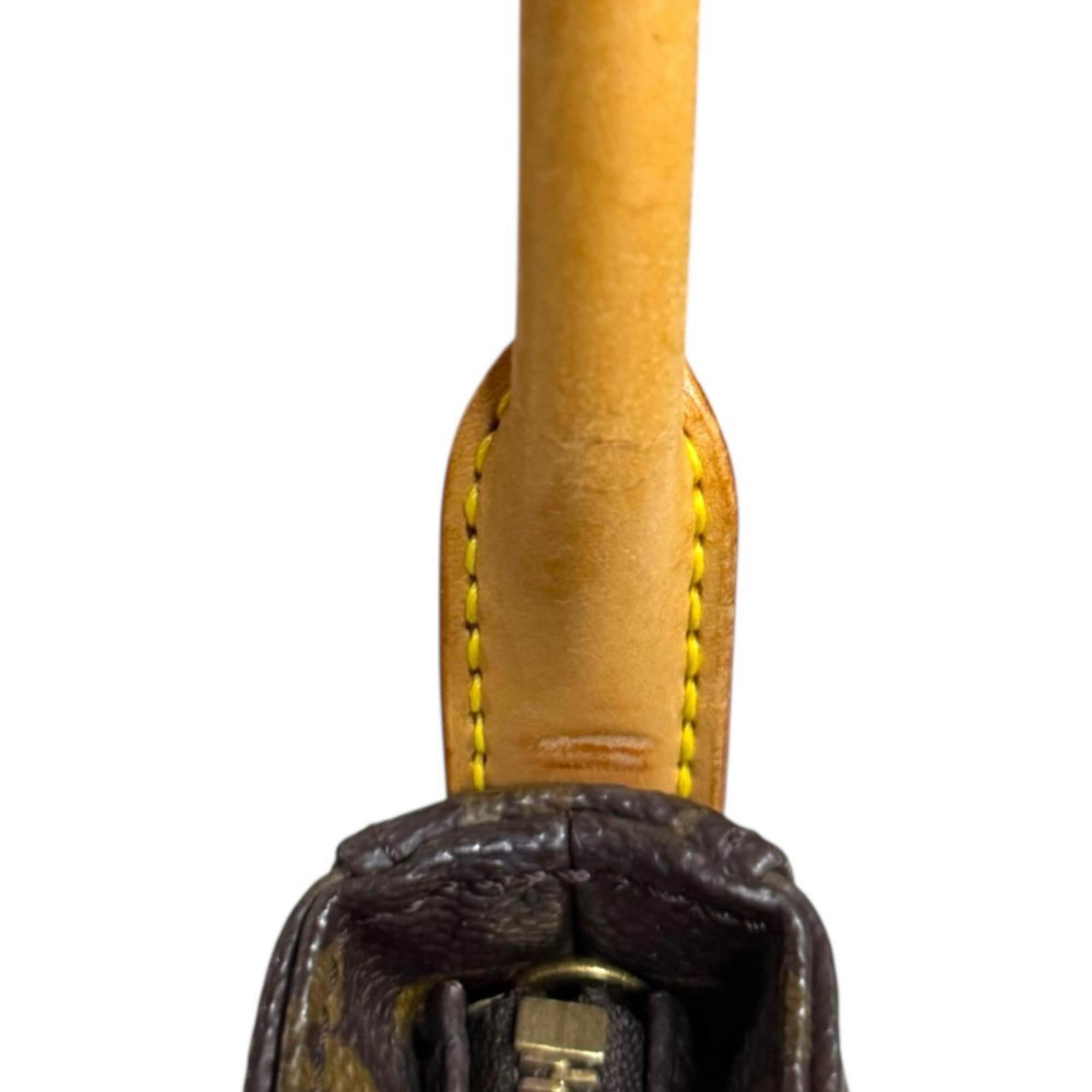 Louis Vuitton Brown Monogram Canvas Shoulder Bag