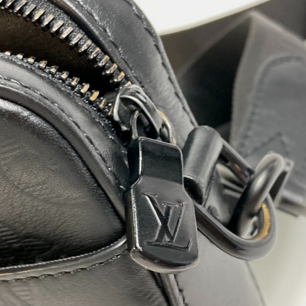 Louis Vuitton Black Monogram Shadow Shoulder Bag Sling Bag