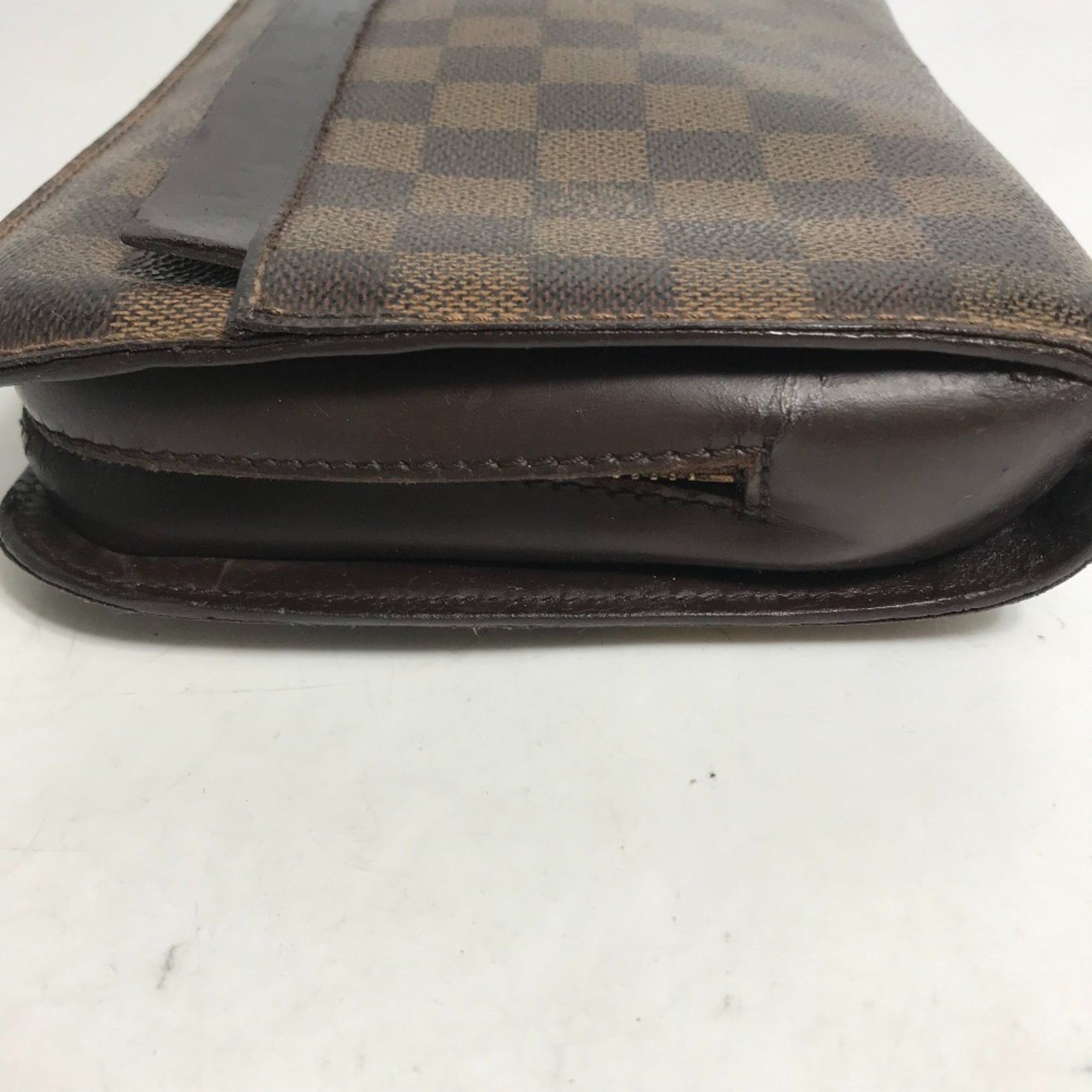 Louis Vuitton Brown Damier Canvas Ebene Damier Canvas Clutch Bag Pouch