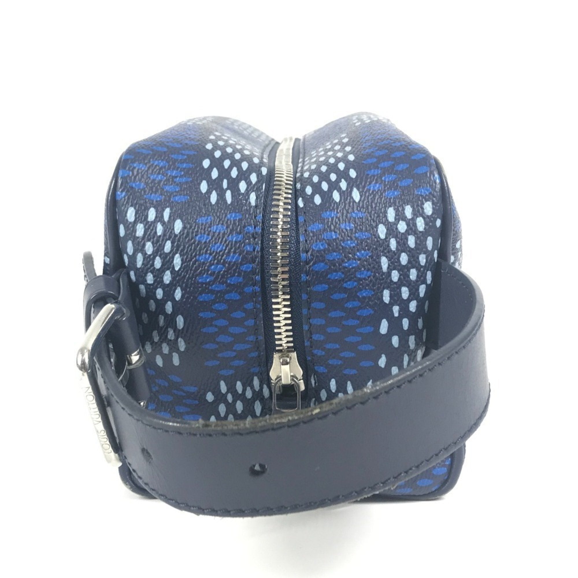 Louis Vuitton Blue Damier Canvas Clutch Bag