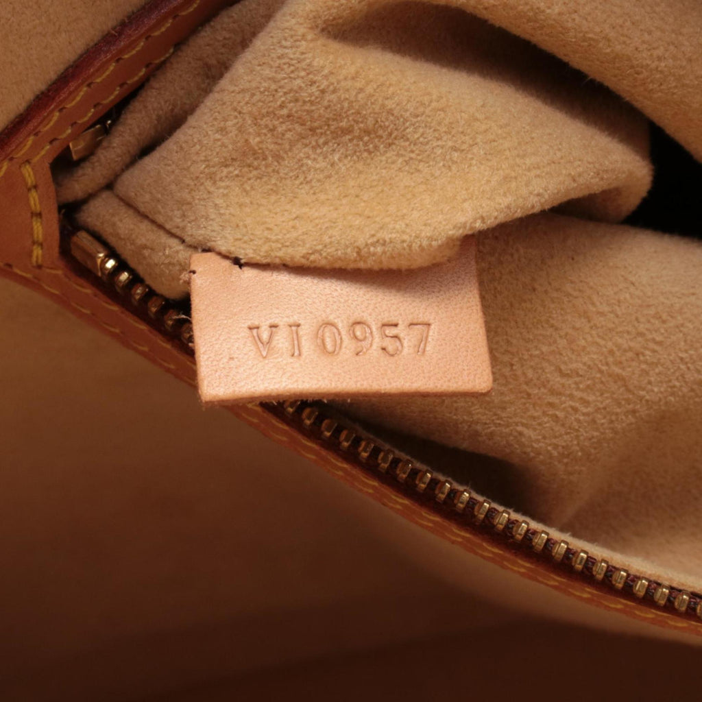 Louis Vuitton Brown Monogram Coated Canvas Leather Handbag Shoulder Bag