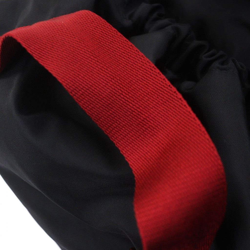 Balenciaga Black Red Color Nylon Boston