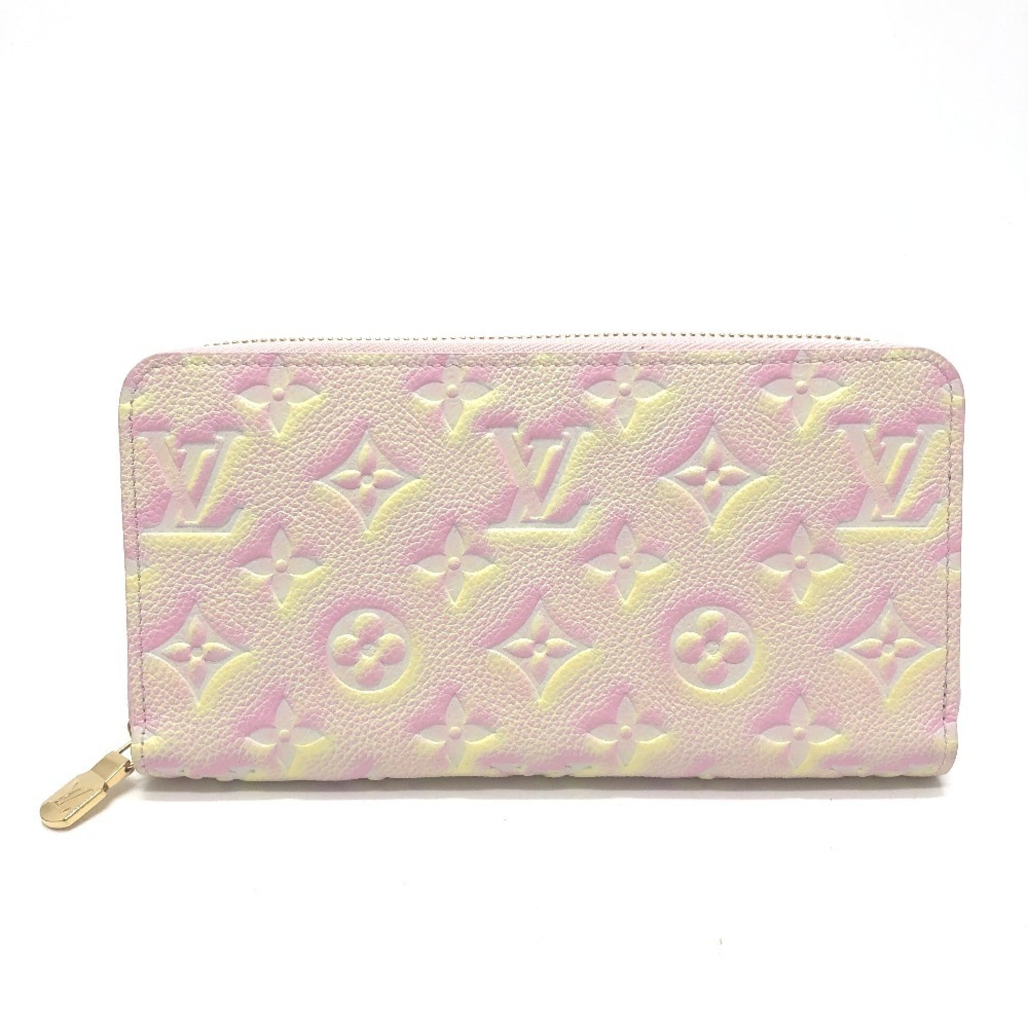 Louis Vuitton Monogram Empreinte Light Pink Monogram Empreinte Long Wallet