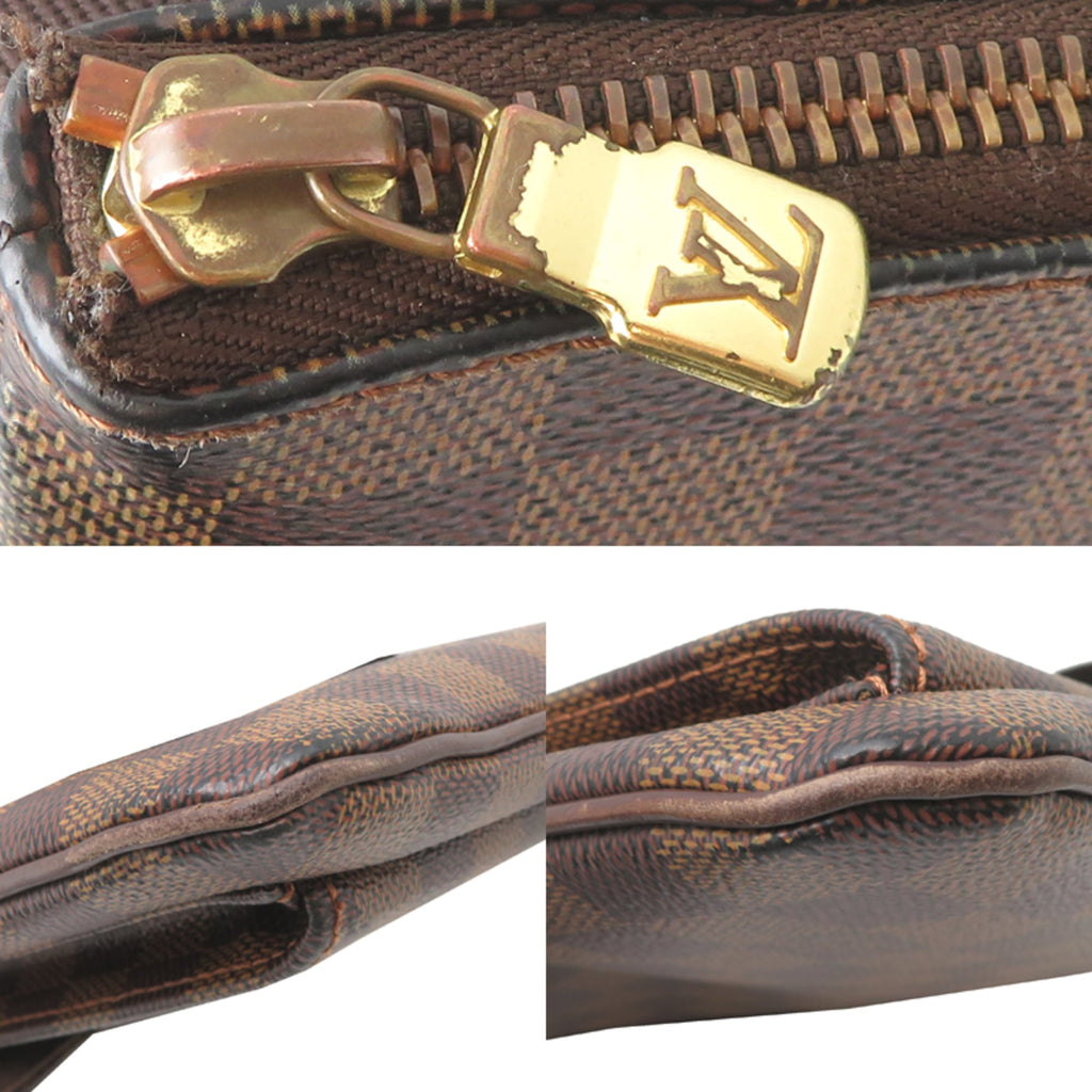 Louis Vuitton Brown Damier Azur Pochette Shoulder Bag