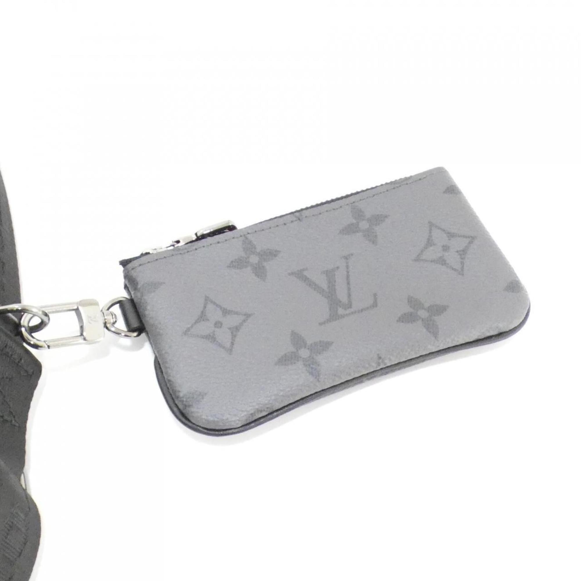 Louis Vuitton Black Gris Coated Canvas Shoulder Bag