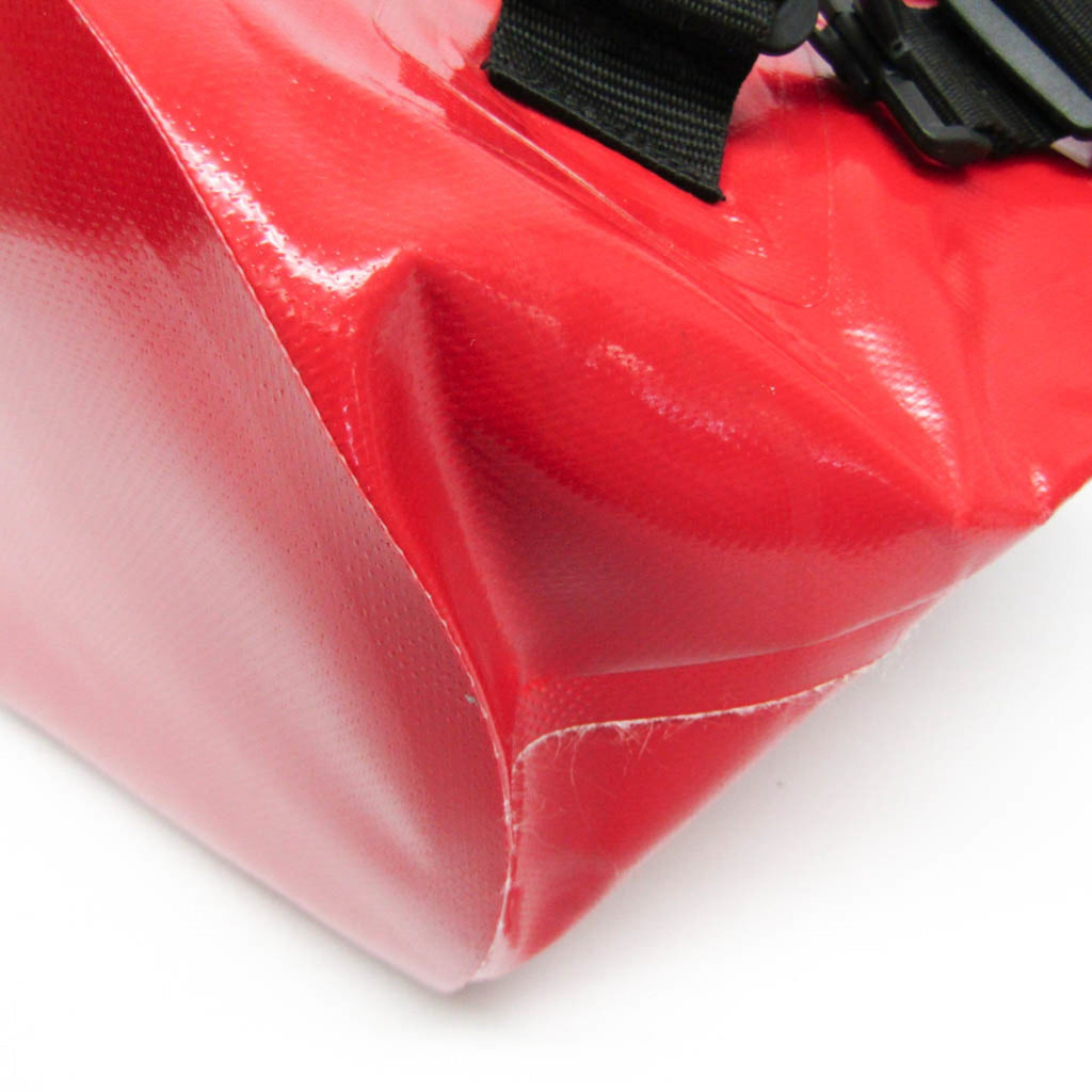 Chanel Red Color Vinyl Backpack
