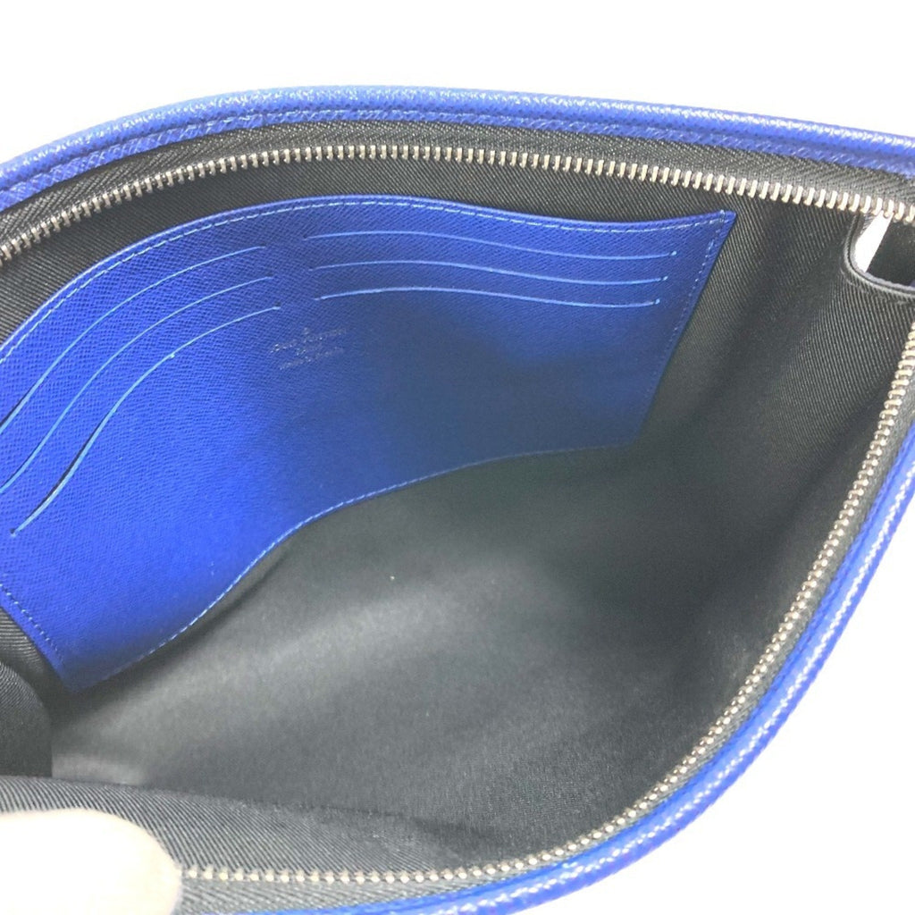 Louis Vuitton Taiga Blue Taiga Leather Pouch