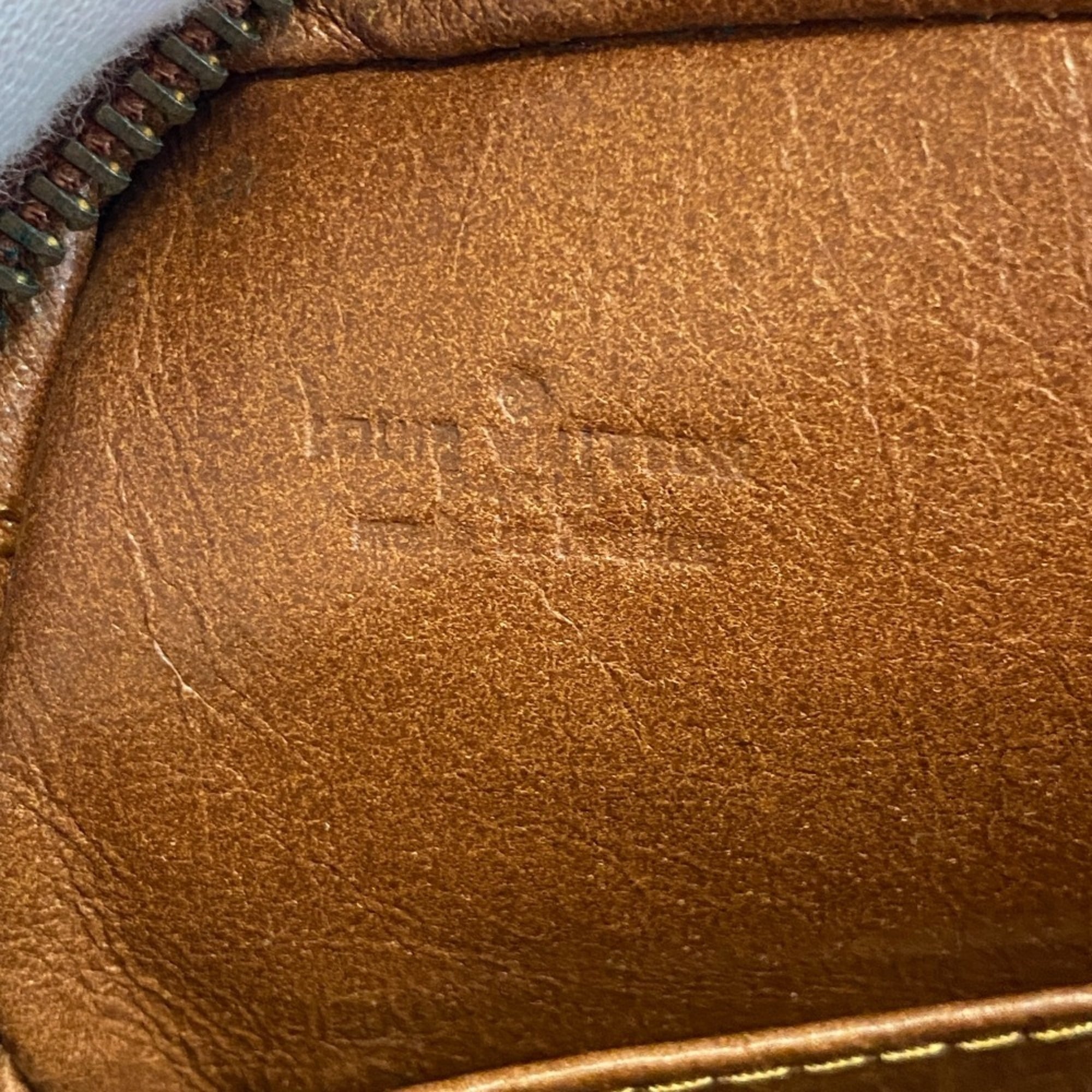Louis Vuitton Brown Monogram Leather Clutch Bag