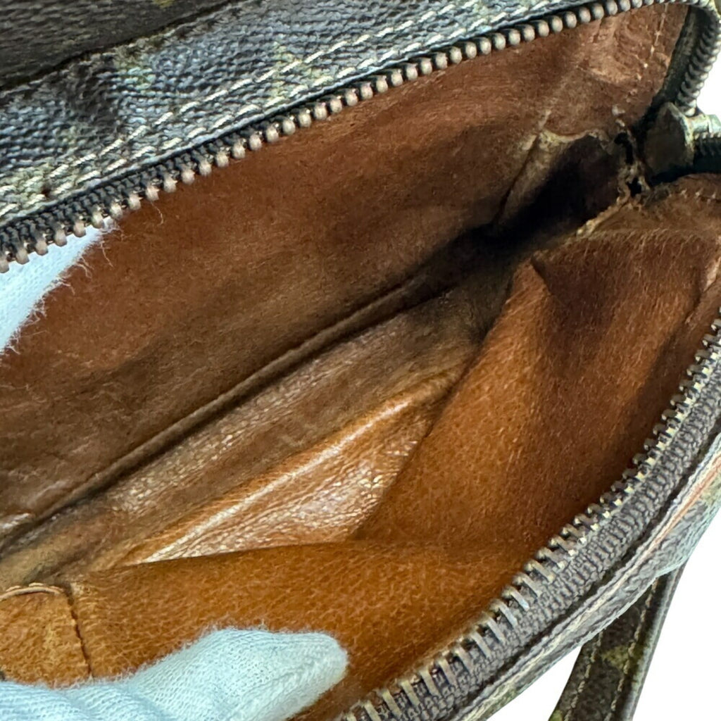 Louis Vuitton Brown Monogram Leather Shoulder Bag
