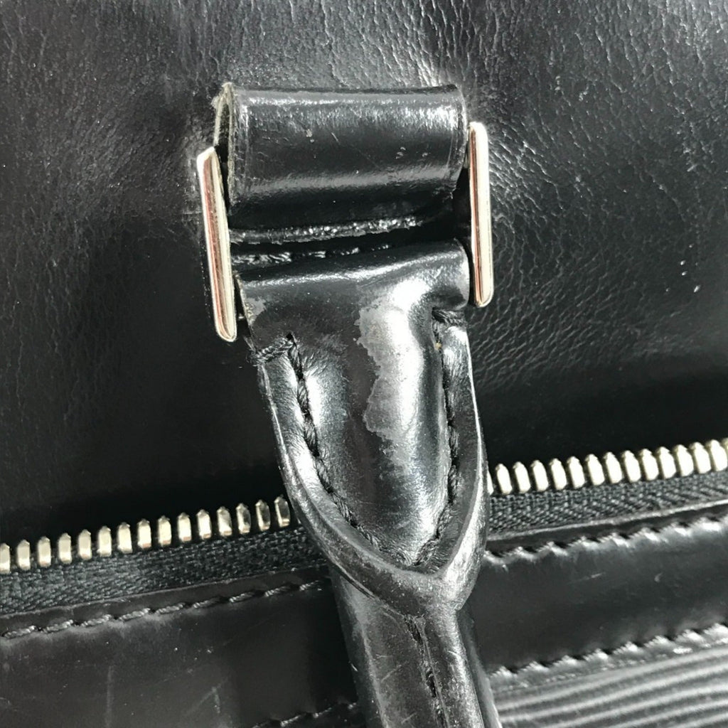 Louis Vuitton Black Galle Noir Epi Leather Briefcase Handbag Tote Bag