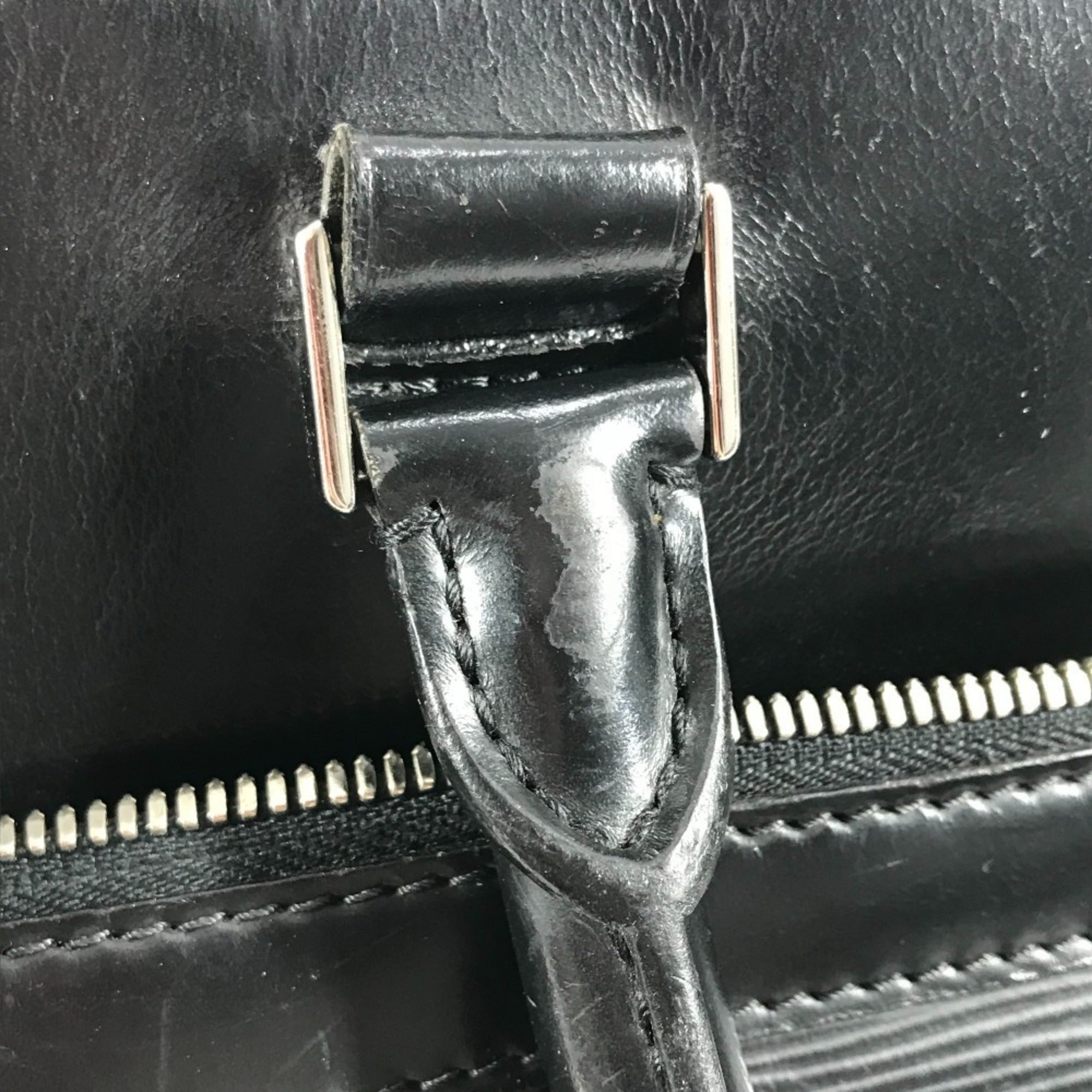Louis Vuitton Black Galle Noir Epi Leather Briefcase Handbag Tote Bag