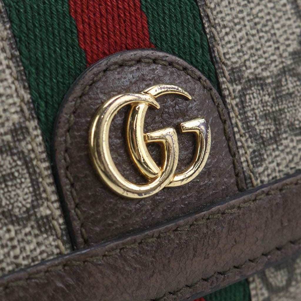 Gucci Gg Supreme Beige Gg Supreme Wallet (Tri-Fold) (Pre-Owned)