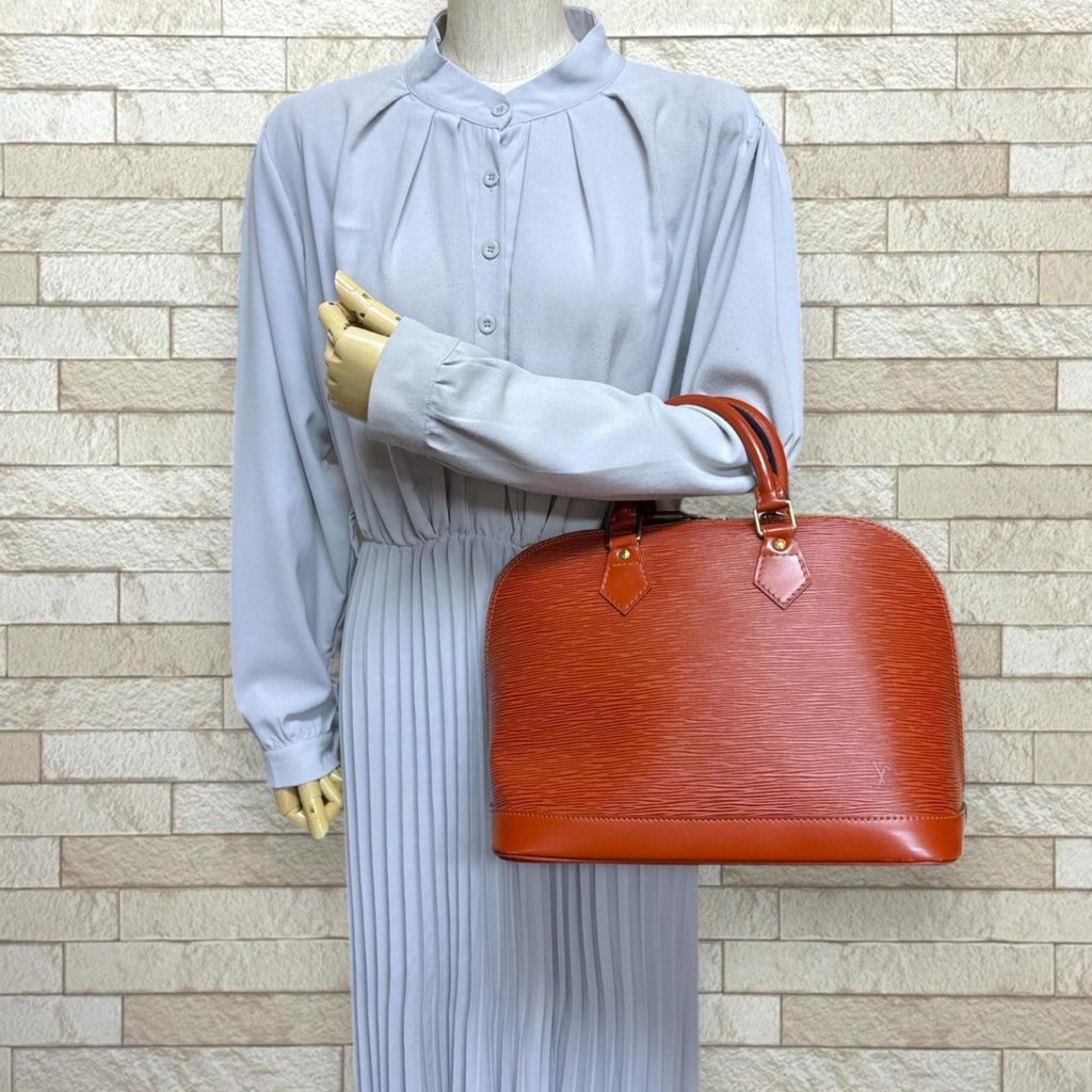 Louis Vuitton Brown Kenyan Brown Epi Leather Handbag