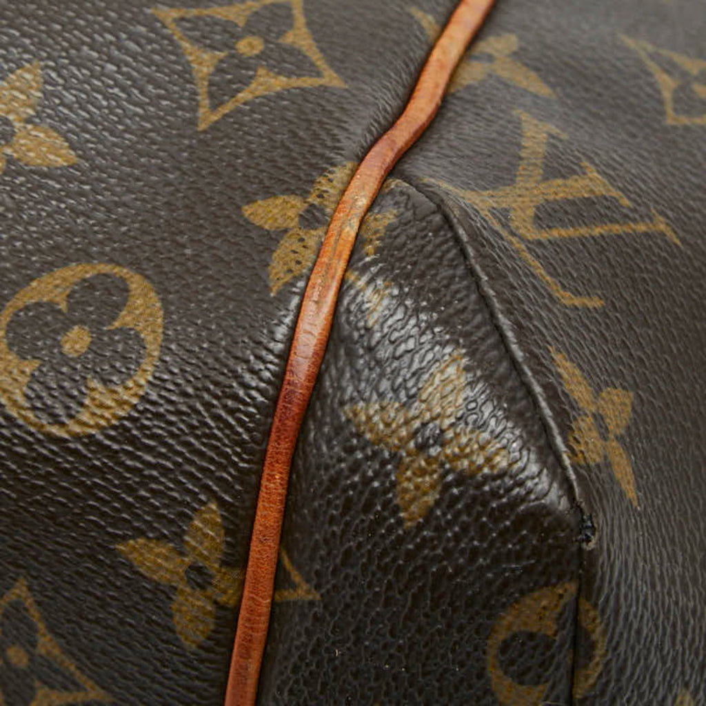 Louis Vuitton Brown Pvc Leather Handbag Shoulder Bag