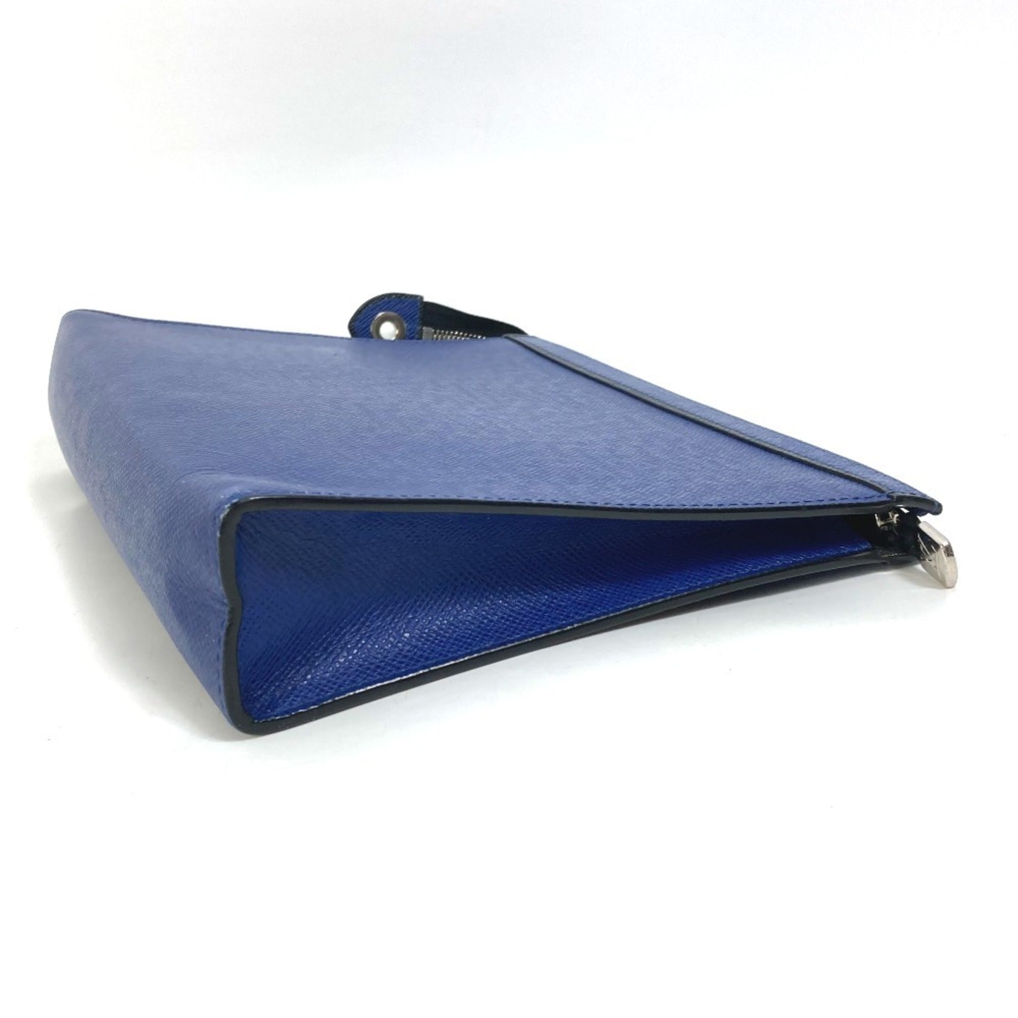 Louis Vuitton Taiga Blue Taiga Leather Pouch