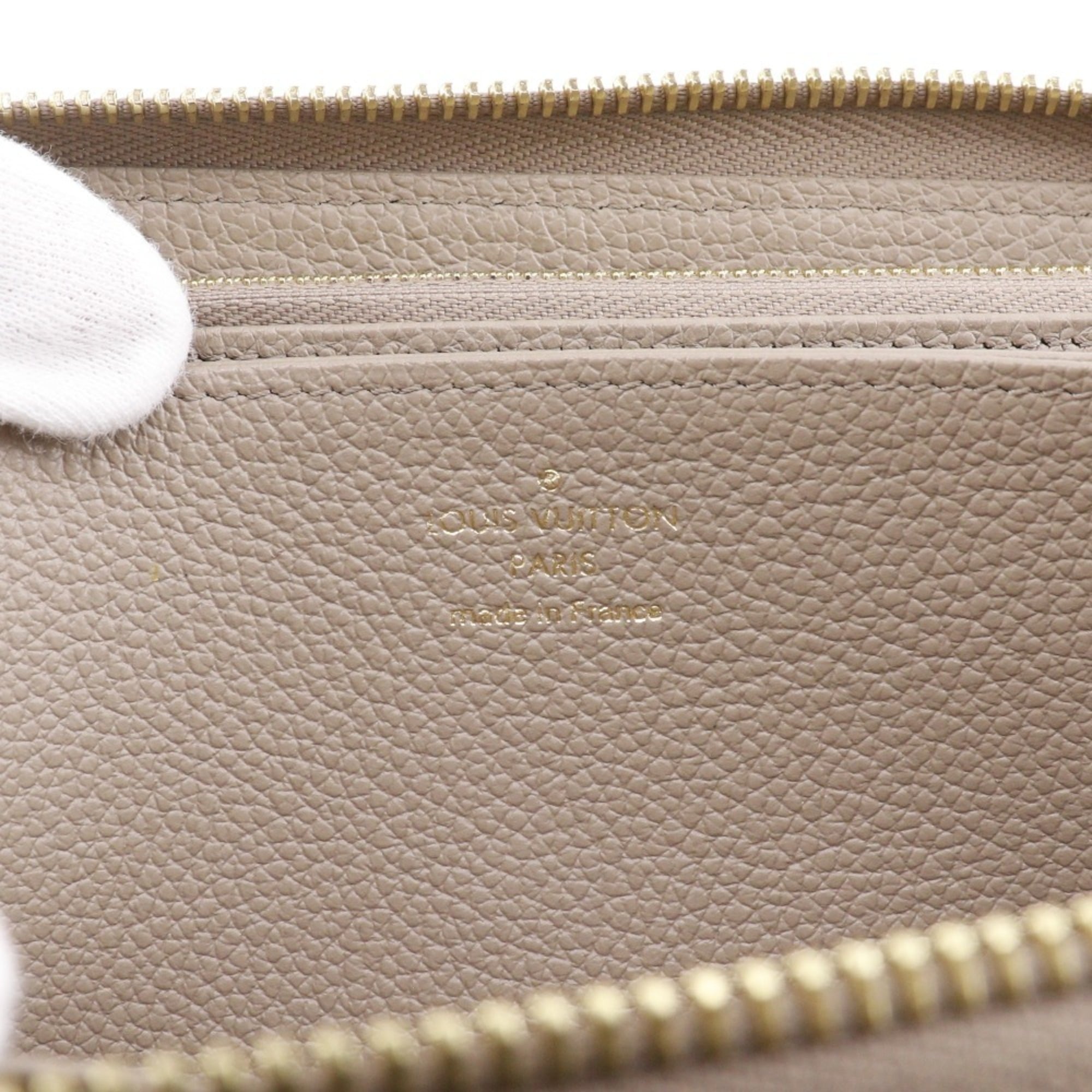 Louis Vuitton Monogram Empreinte Gray Monogram Empreinte Long Wallet