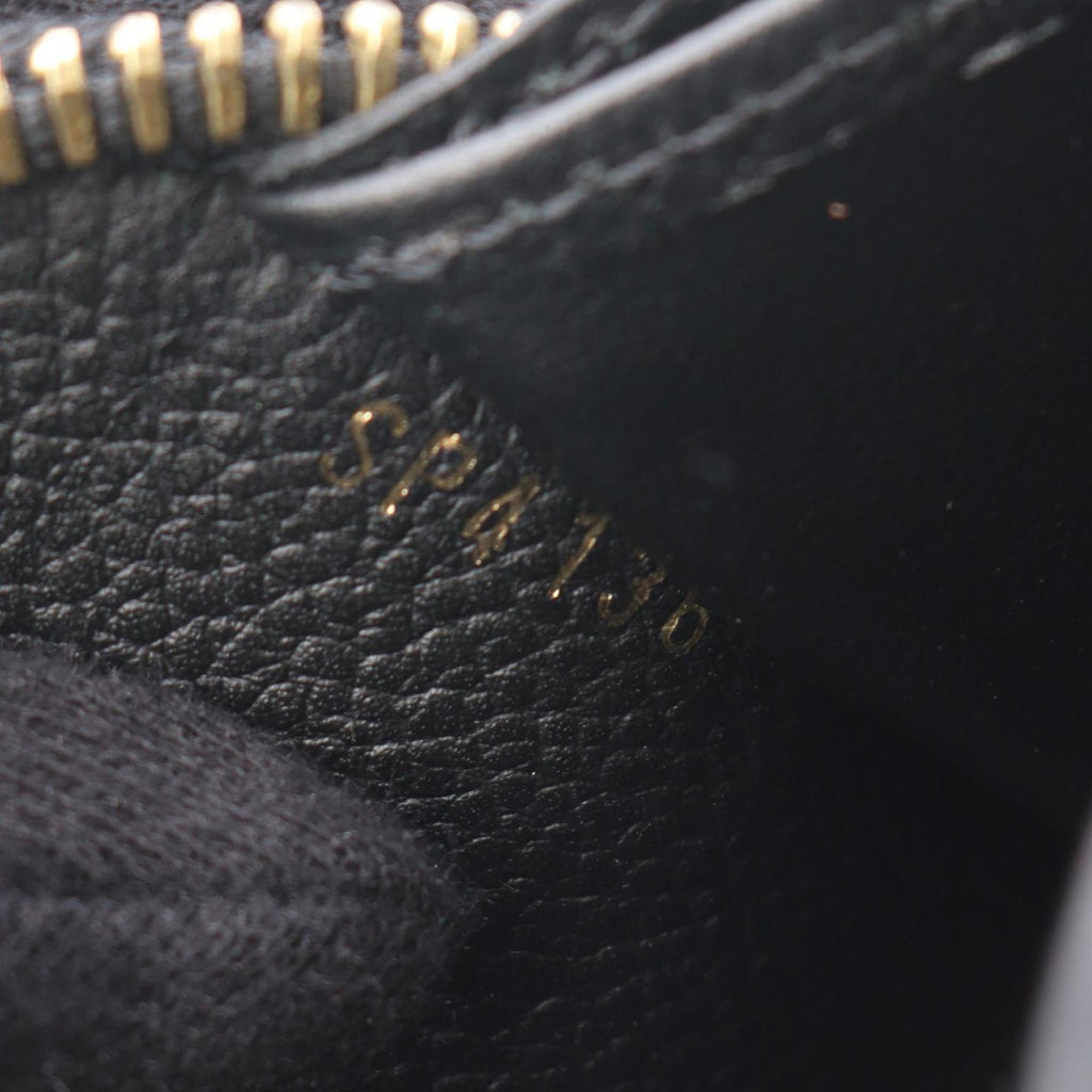 Louis Vuitton Black Ivory Noir Monogram Empreinte Long Wallet