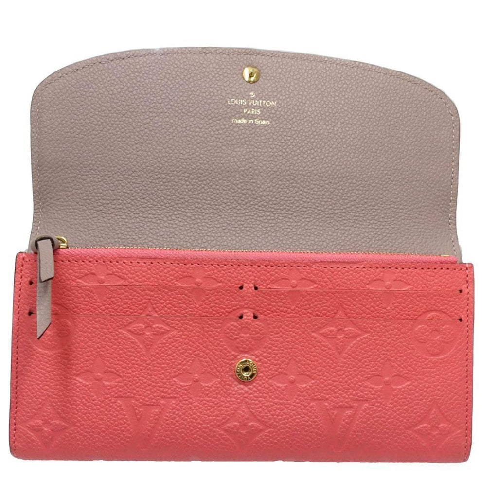 Louis Vuitton Hot Pink Monogram Empreinte Long Wallet