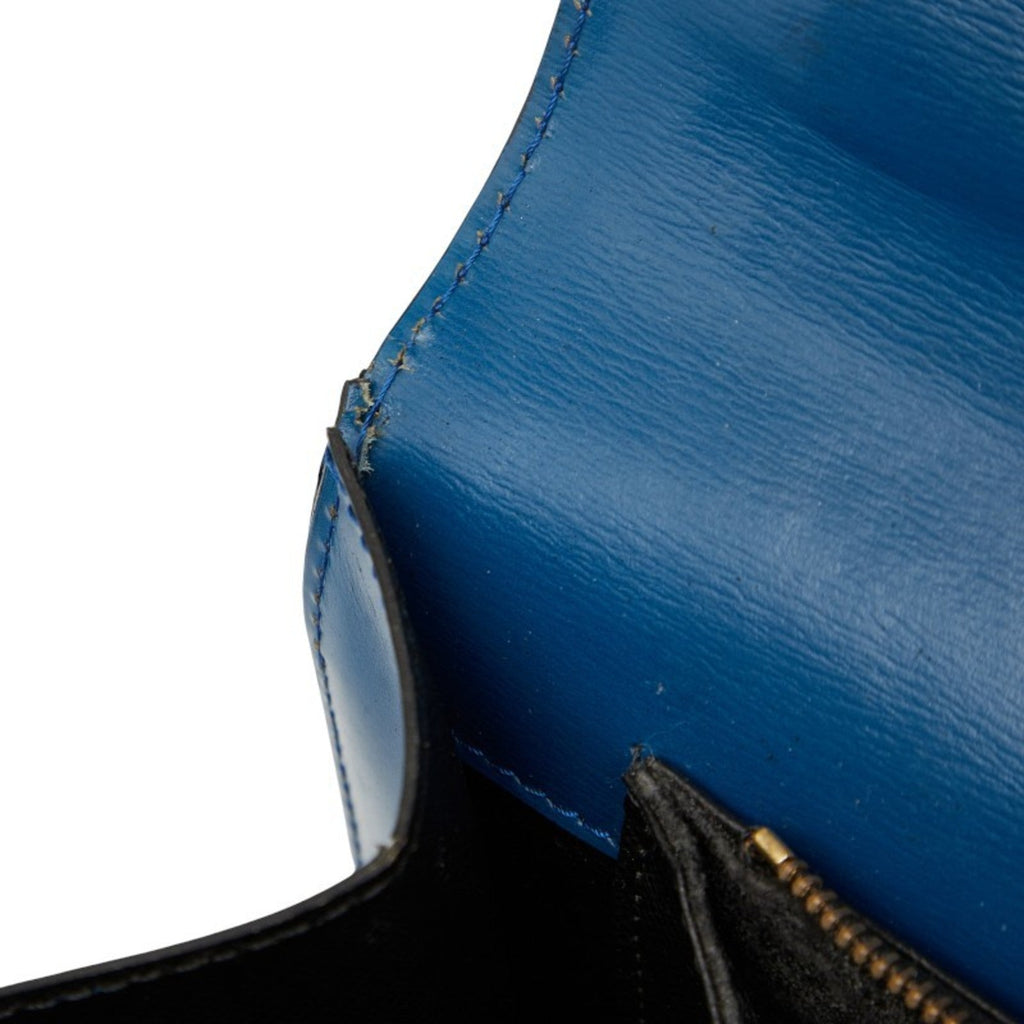 Louis Vuitton Epi Toledo Blue Leather Handbag