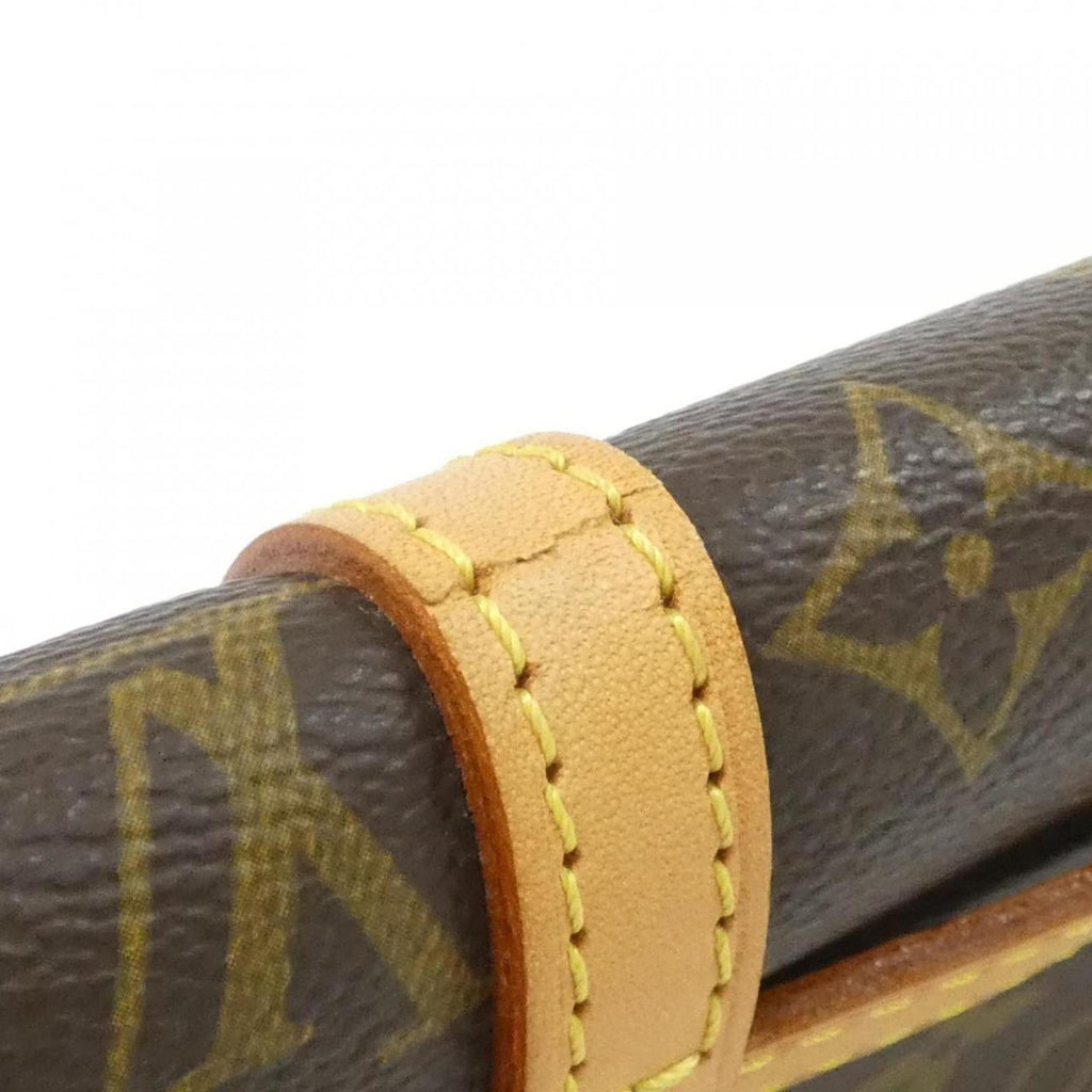 Louis Vuitton Monogram Marron Coated Canvas Fanny Pack Pochette
