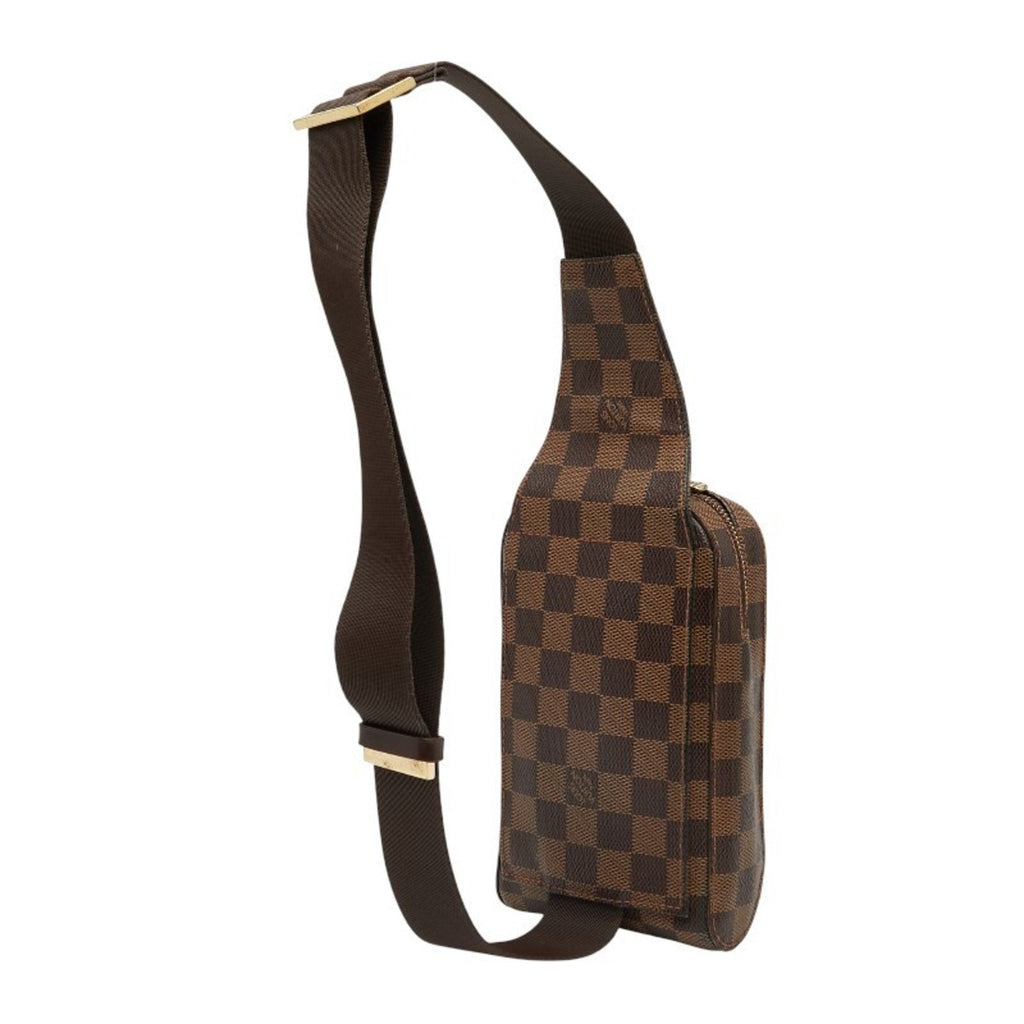 Louis Vuitton Damier Brown Pvc Leather Shoulder Bag Sling Bag