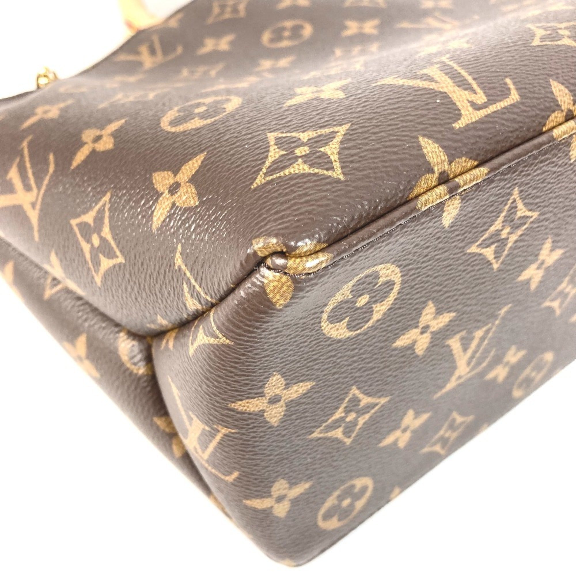 Louis Vuitton Brown Monogram Canvas Handbag Shoulder Bag Tote Bag