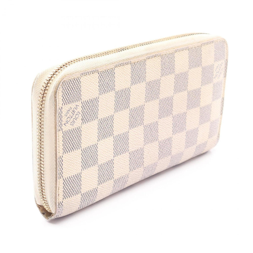 Louis Vuitton White Canvas Pvc Long Wallet