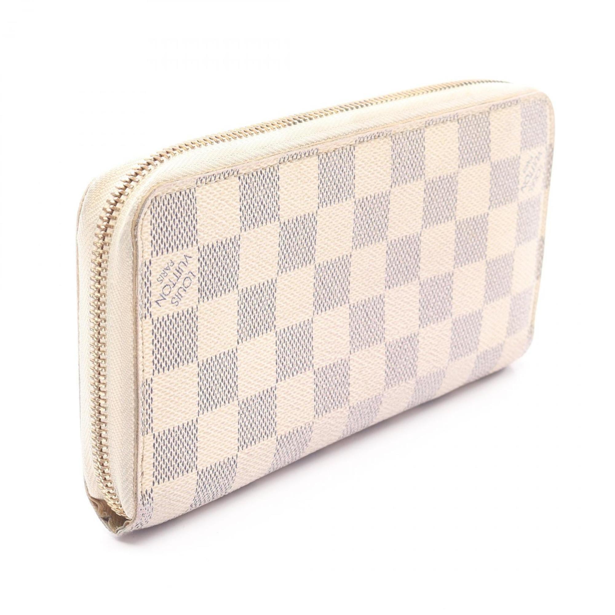 Louis Vuitton White Canvas Pvc Long Wallet