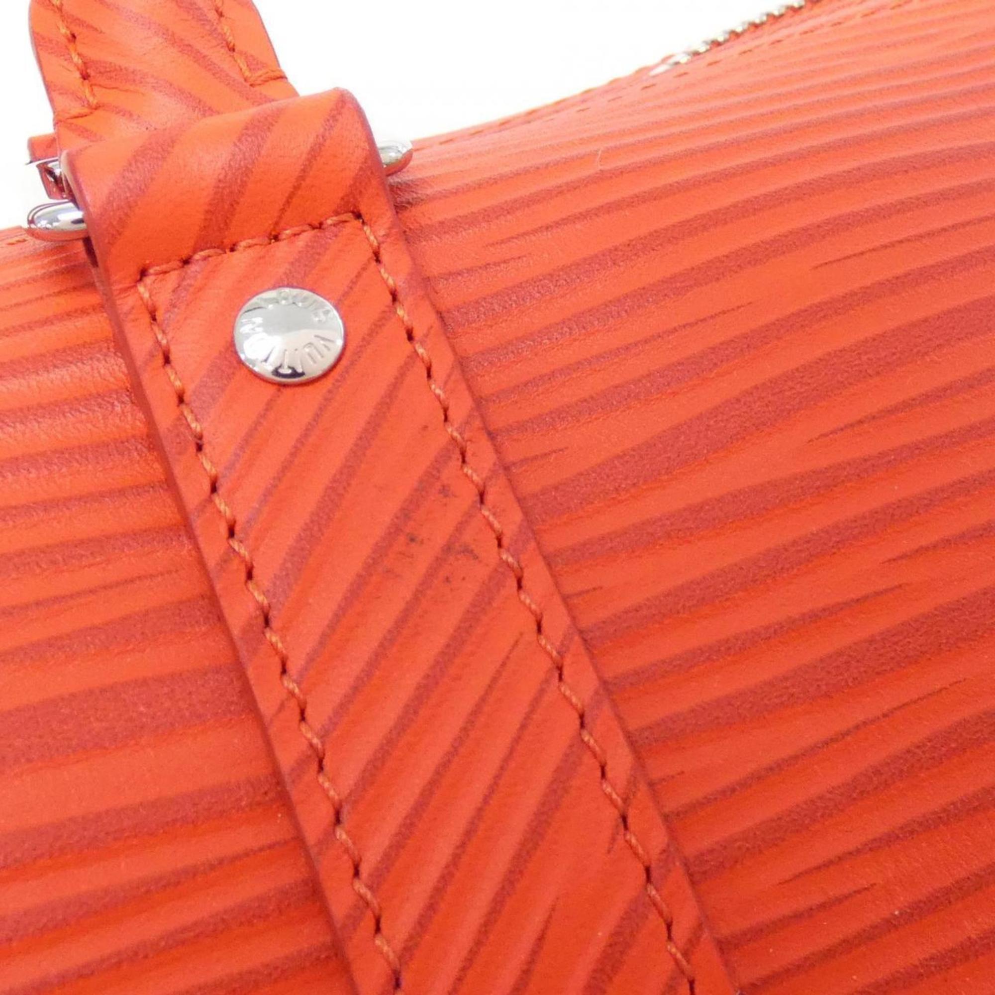 Louis Vuitton Epi Red Color Vermilion Leather Handbag