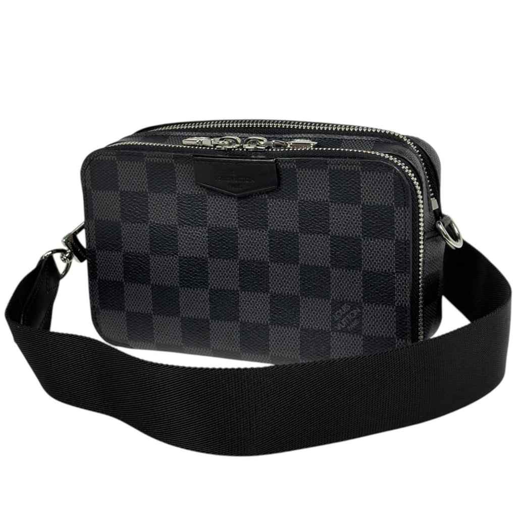 Louis Vuitton Black Noir Damier Graphite Shoulder Bag