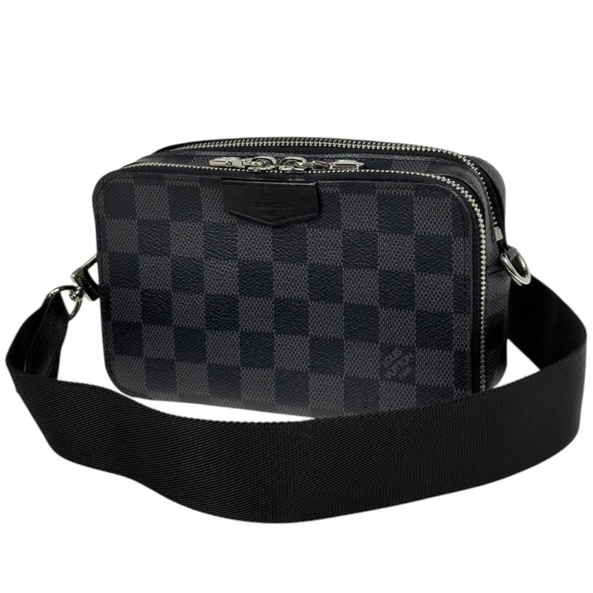 Louis Vuitton Black Noir Damier Graphite Shoulder Bag