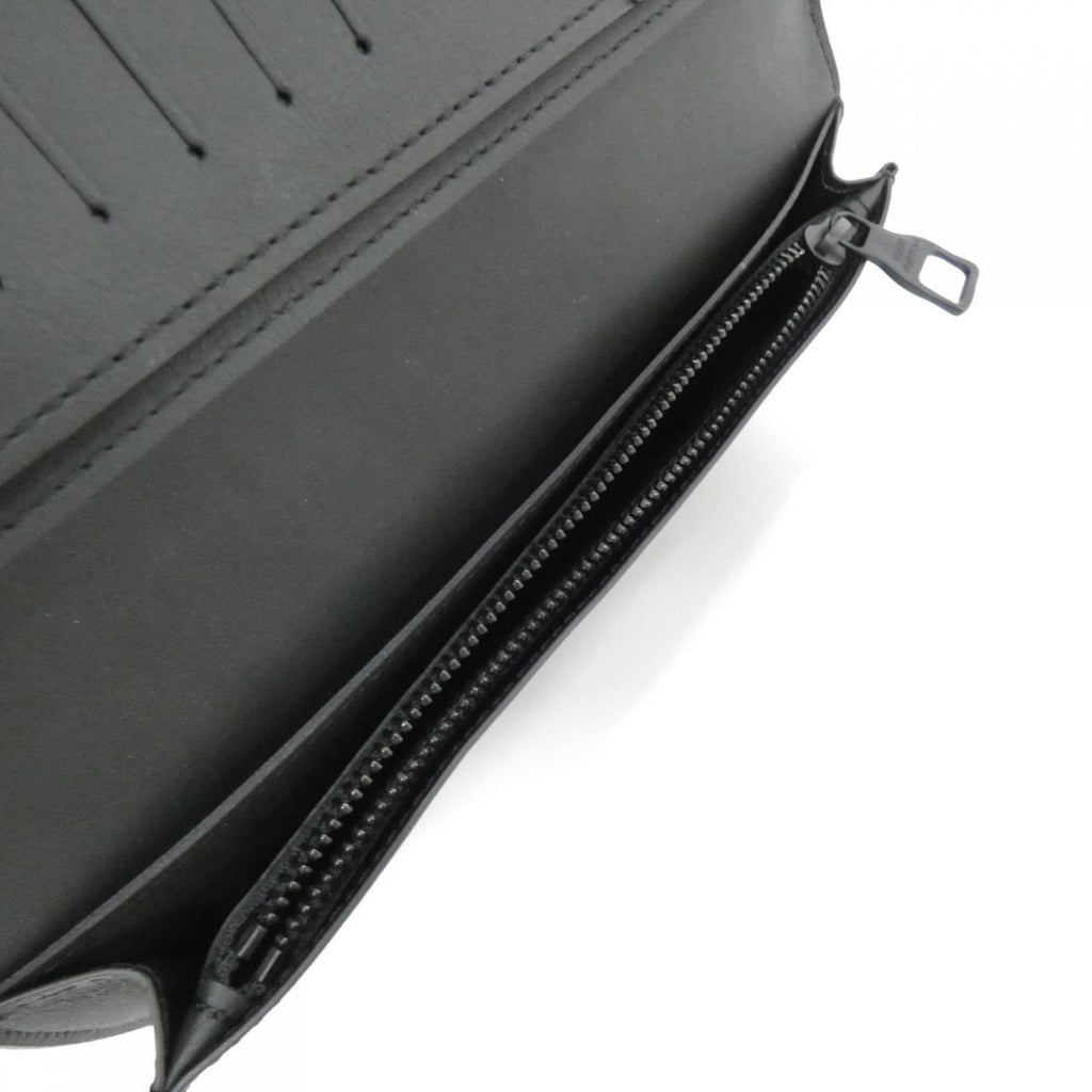 Louis Vuitton Black Leather Long Wallet