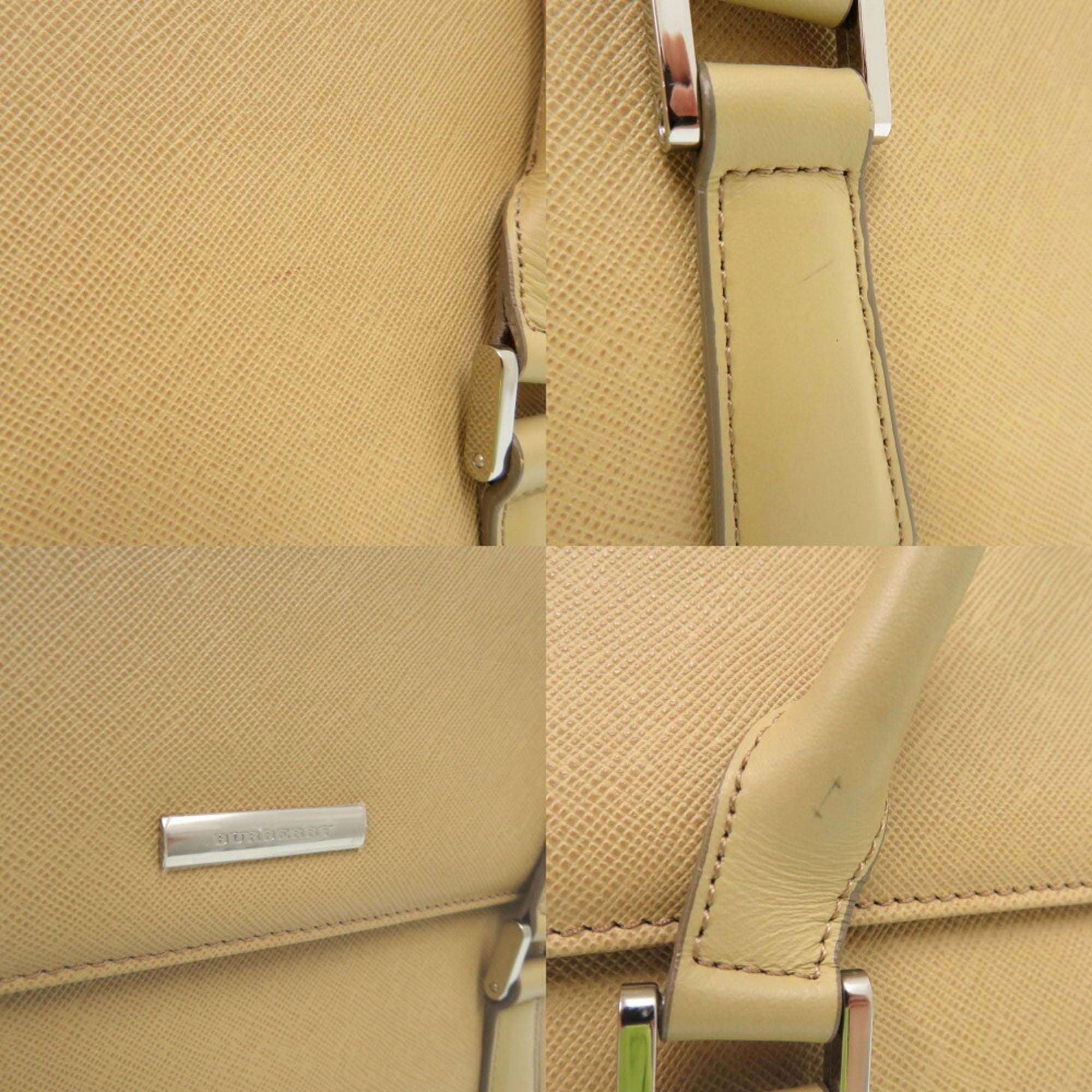 Burberry Beige Pvc Handbag