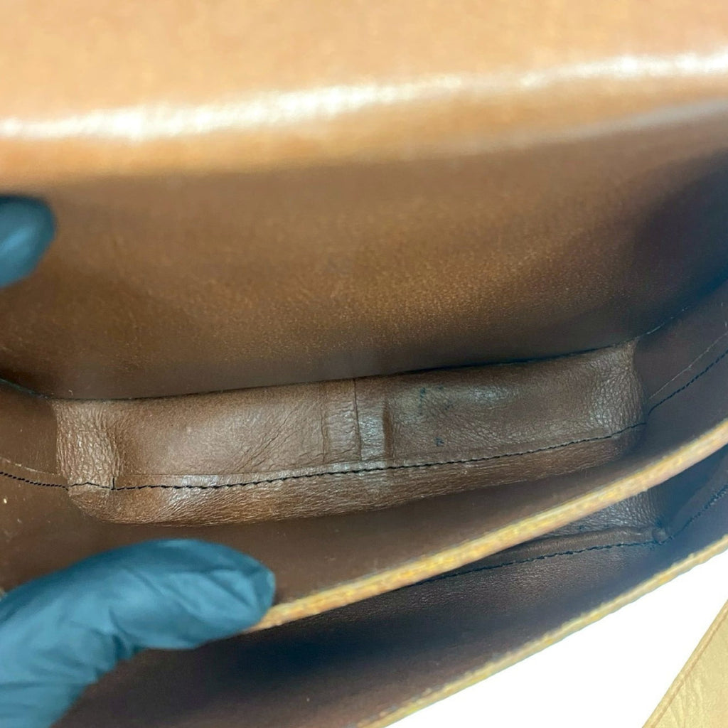 Louis Vuitton Brown Leather Pvc Pochette Shoulder Bag