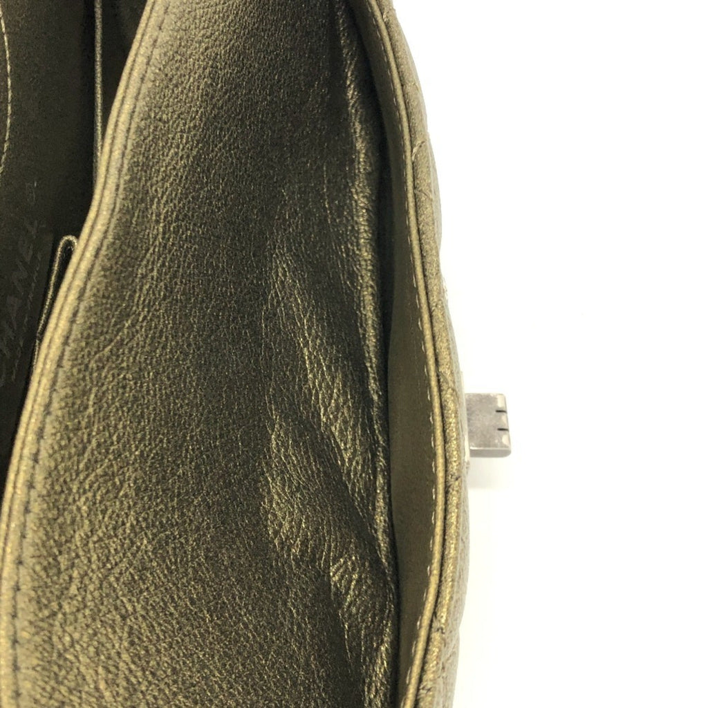 Chanel Bronze Leather Shoulder Bag
