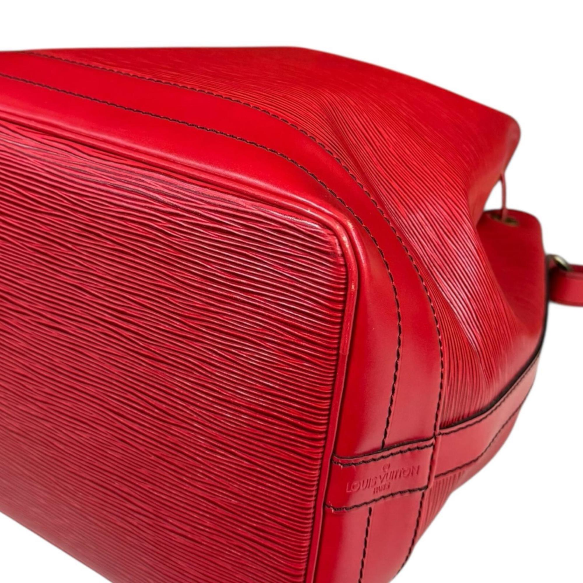 Louis Vuitton Castilian Red Red Color Epi Leather Shoulder Bag