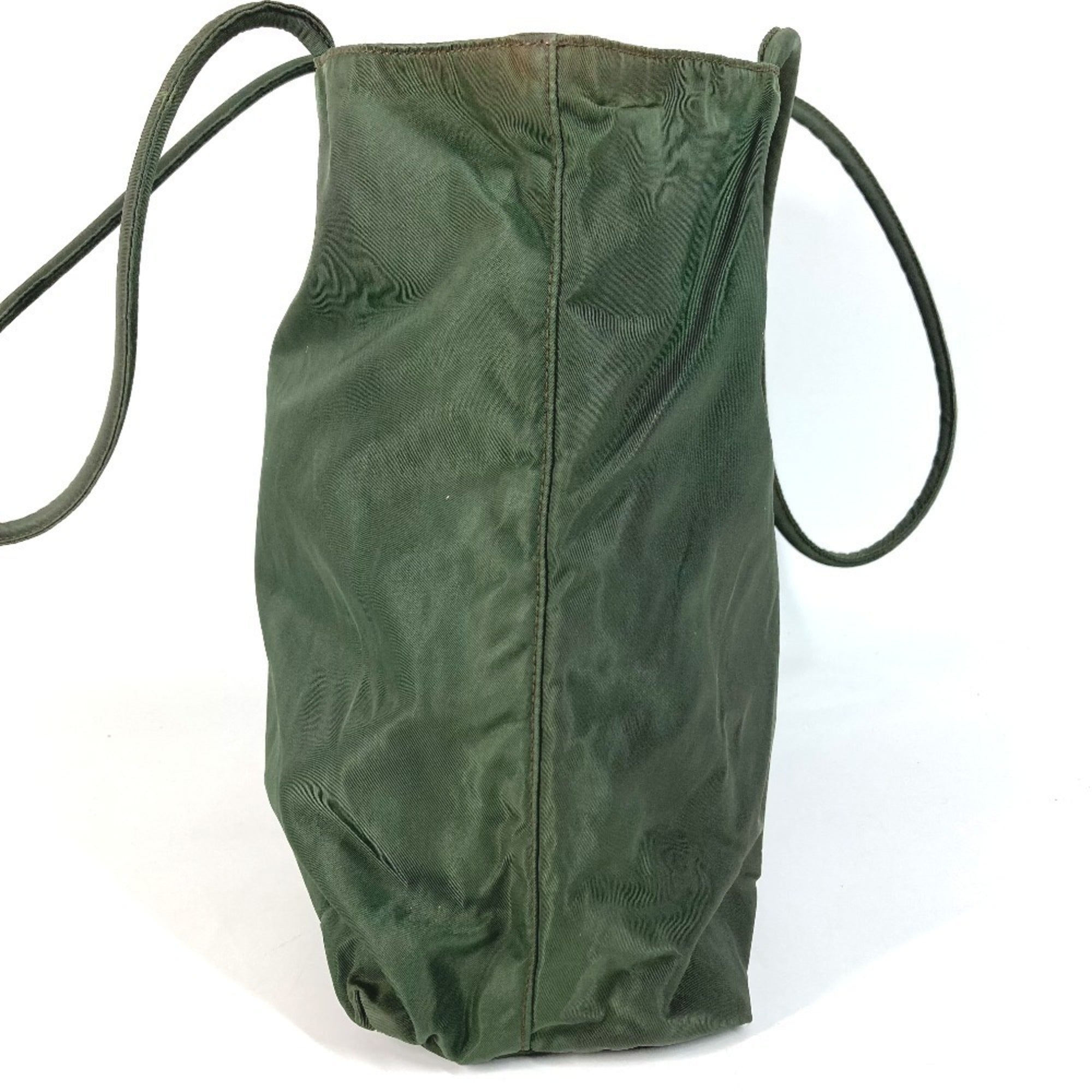 Prada Khaki Nylon Shoulder Bag Tote Bag