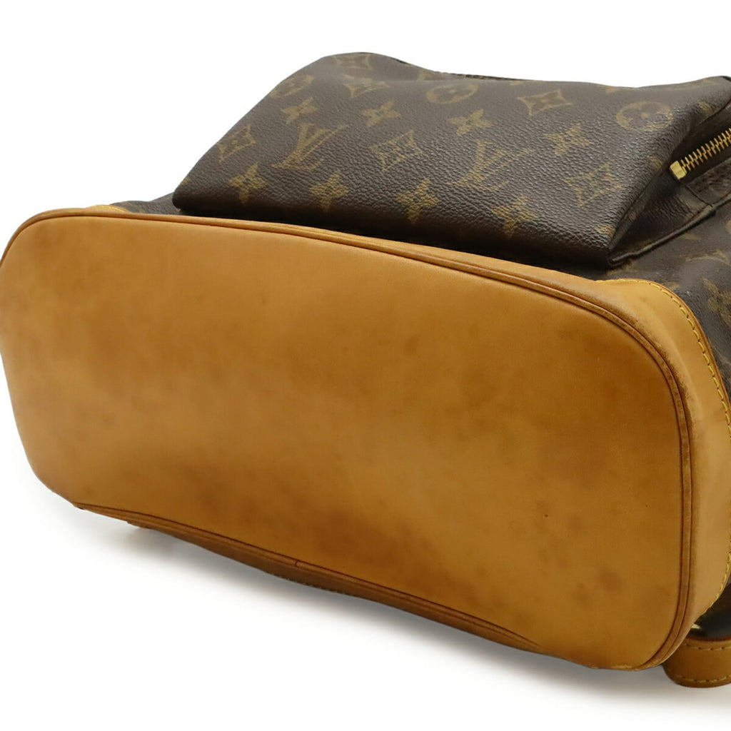 Louis Vuitton Brown Monogram Monogram Pvc Coated Canvas Backpack Shoulder Bag