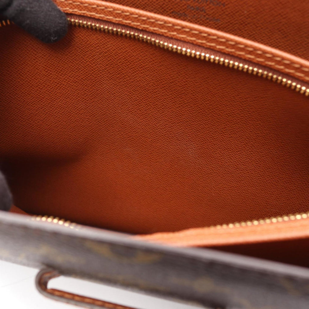 Louis Vuitton Brown Monogram Coated Canvas Leather Shoulder Bag