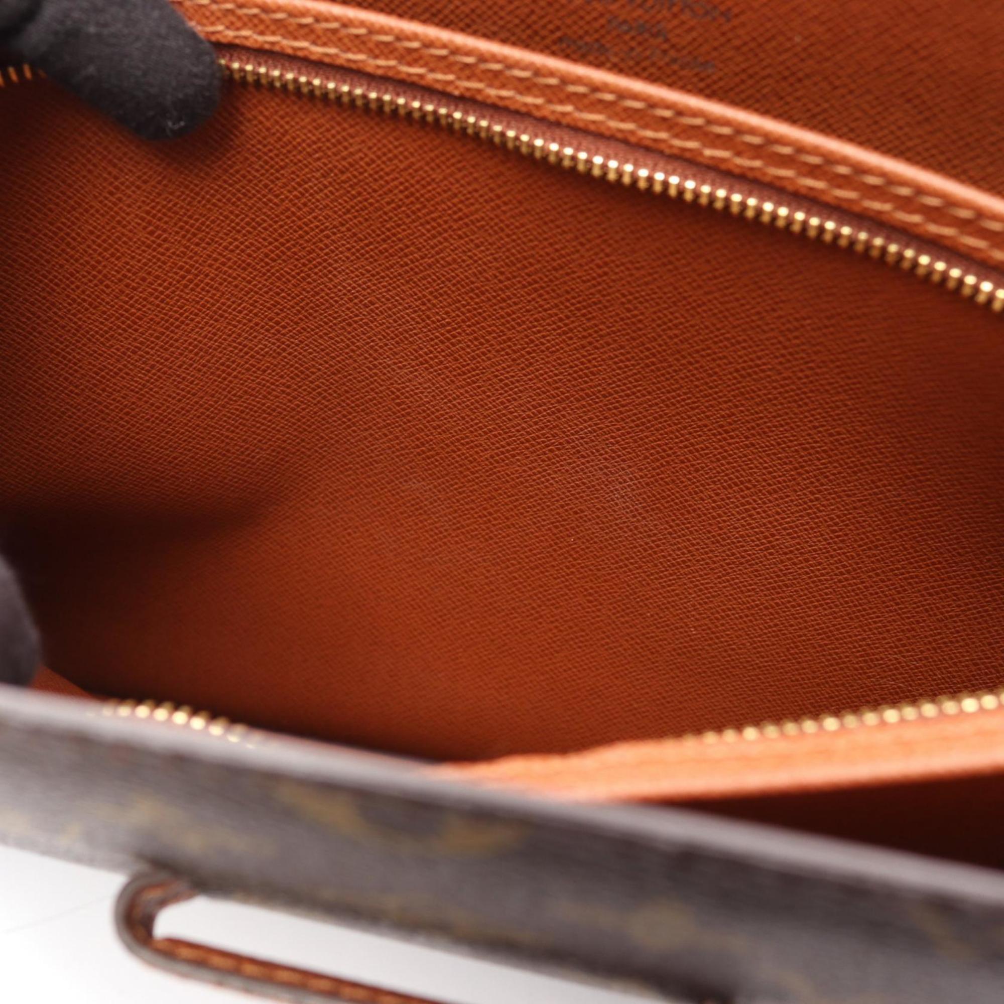 Louis Vuitton Brown Monogram Coated Canvas Leather Shoulder Bag