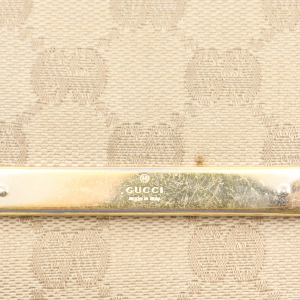 Gucci Beige Gg Canvas Wallet (Bi-Fold) (Pre-Owned)