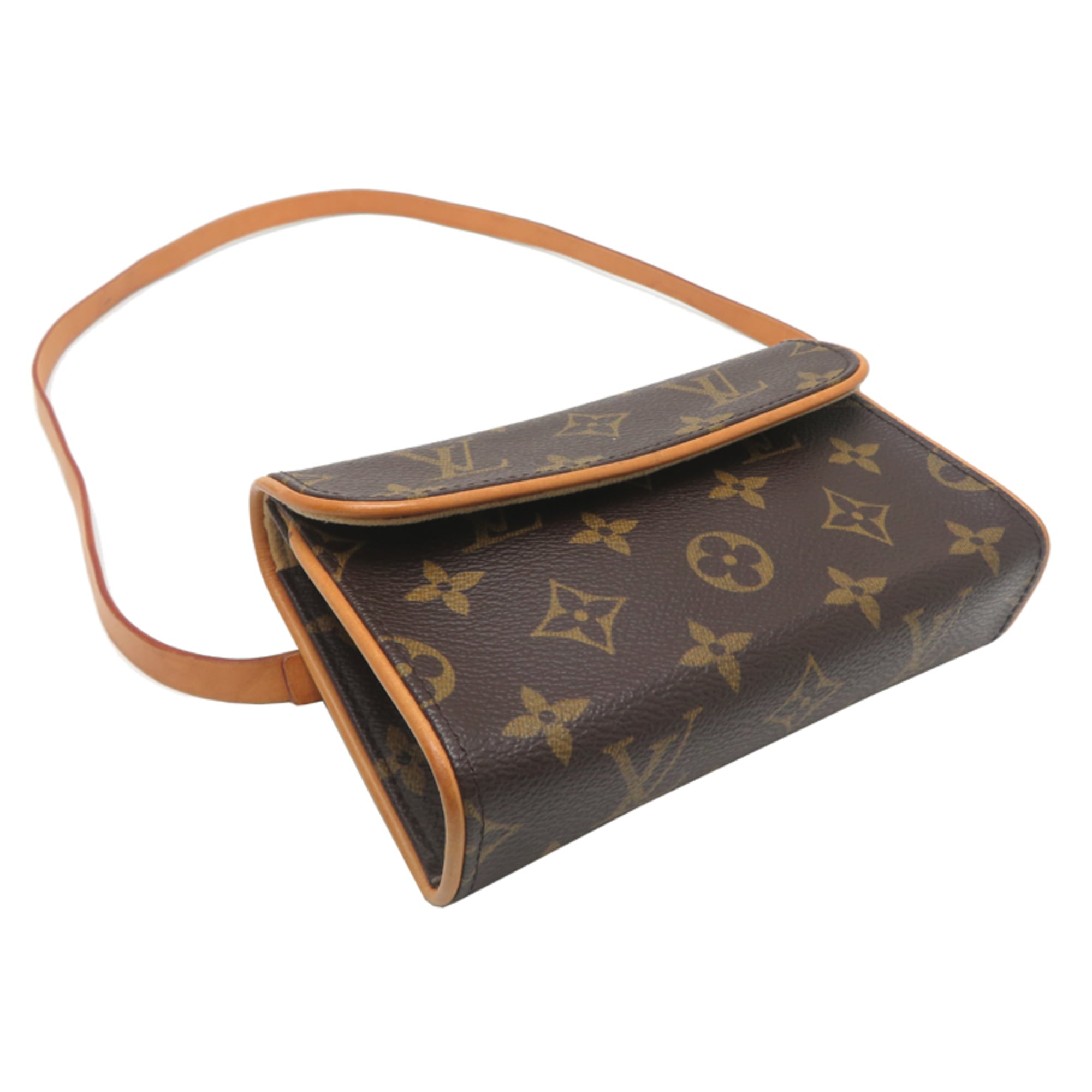 Louis Vuitton Brown Monogram Pochette Shoulder Bag