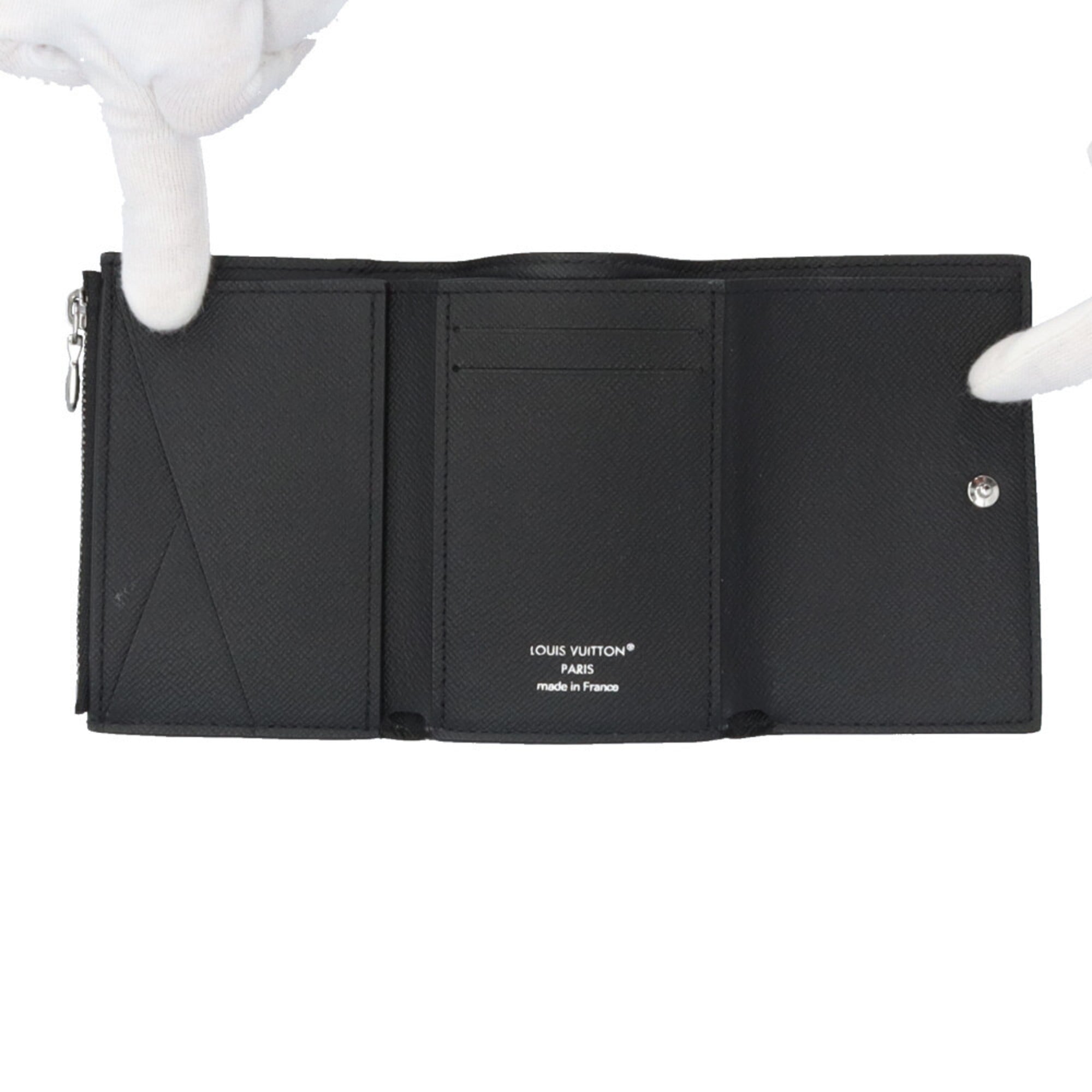 Louis Vuitton Black Monogram Eclipse Wallet (Tri-Fold)