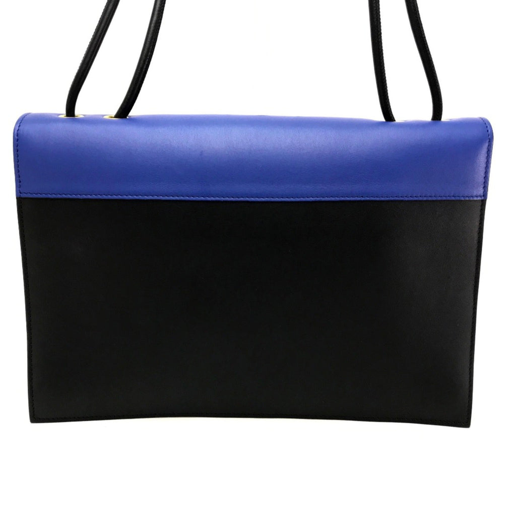 Celine Blue Leather Clutch Bag