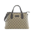 Gucci Beige Brown Gg Supreme Handbag (Pre-Owned)