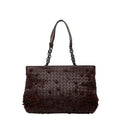 Bottega Veneta Brown Leather Handbag Tote Bag