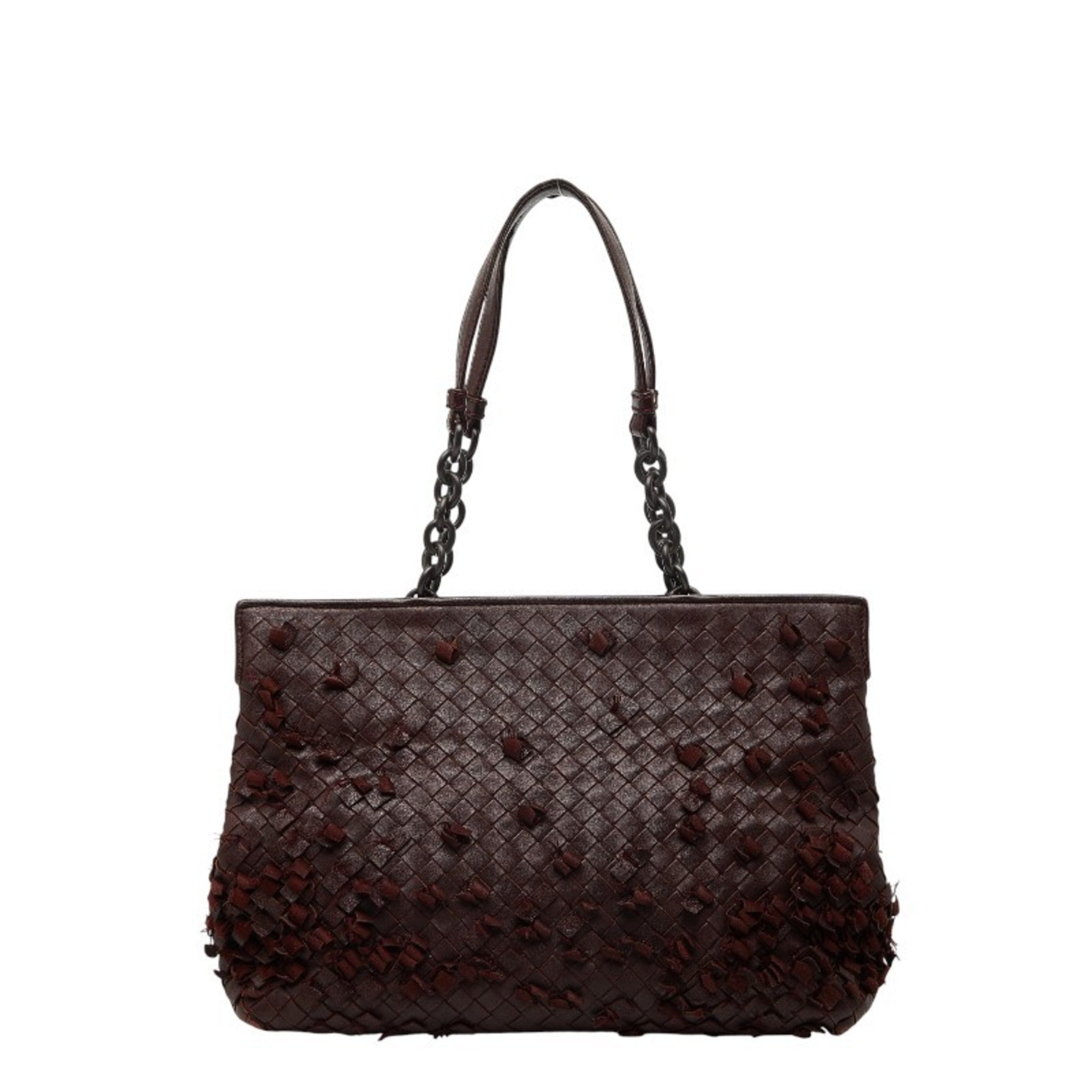 Bottega Veneta Brown Leather Handbag Tote Bag