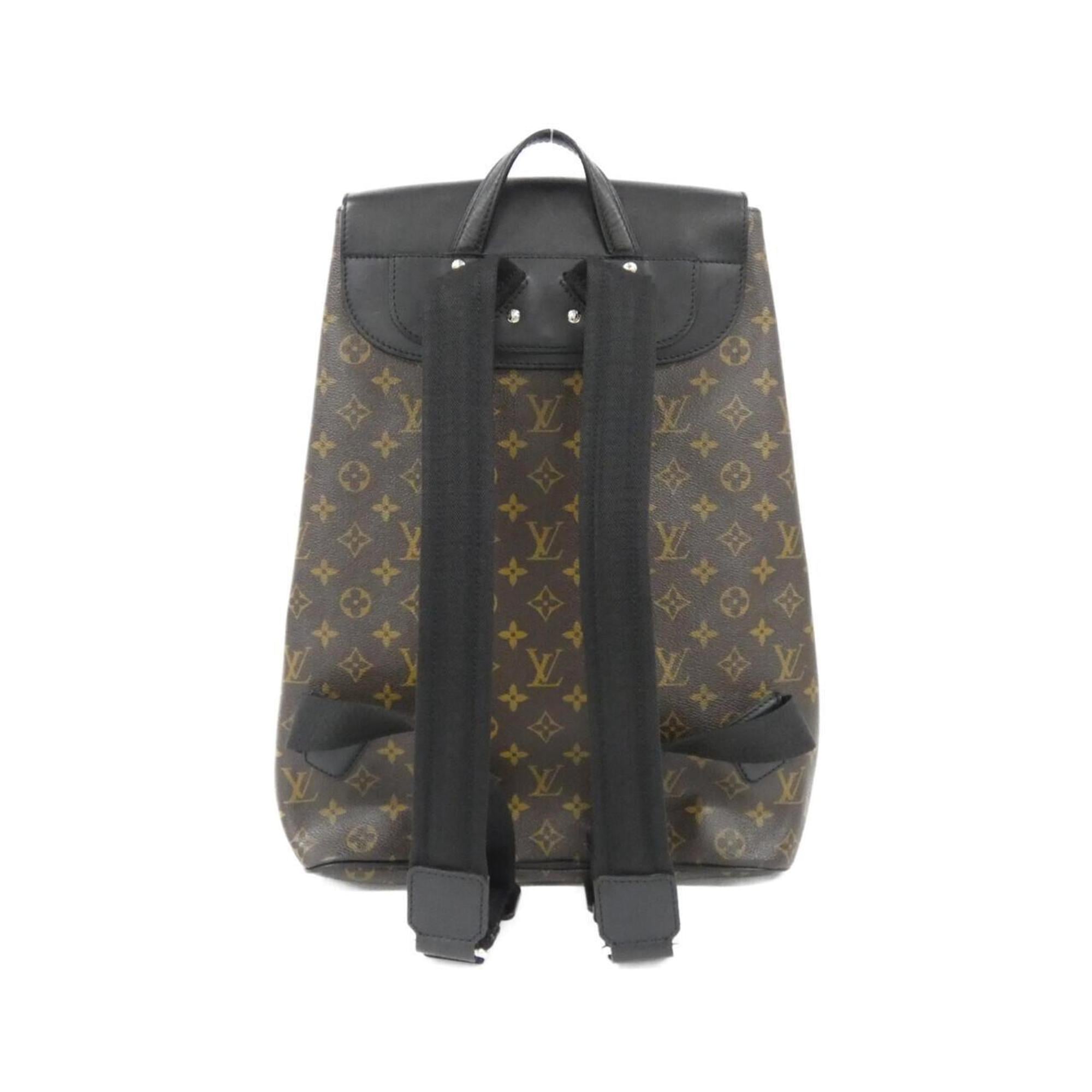 Louis Vuitton Brown Coated Canvas Backpack